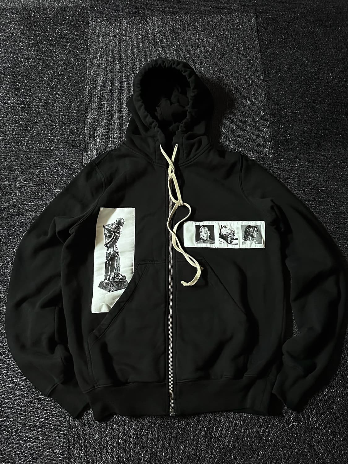 16ss 릭 오웬스 다크섀도우 사이클롭스 patch jason 후드집업 상품이미지3