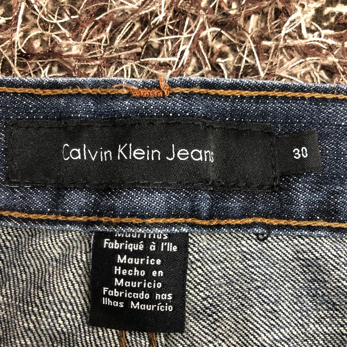 캘빈클라인 워싱 스트레이트 데님 팬츠 상품이미지6