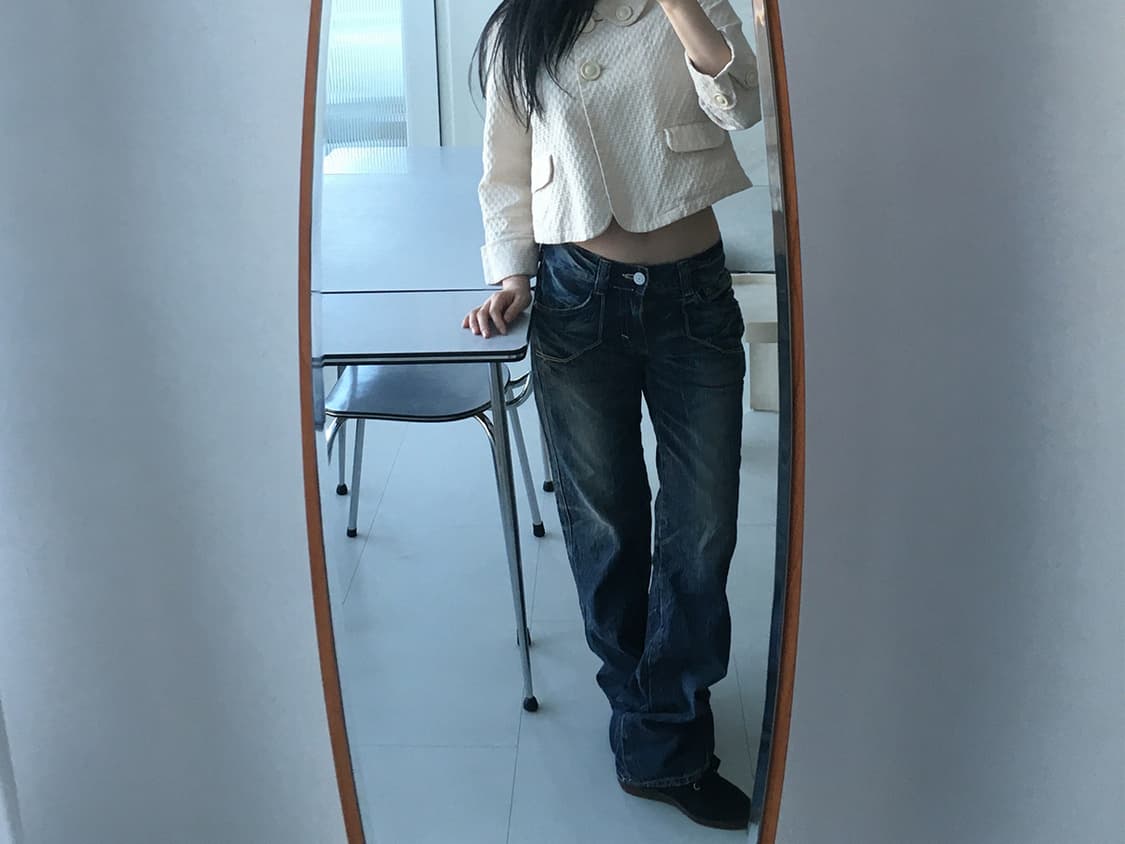 edwin) semi bootcut denim 상품이미지5