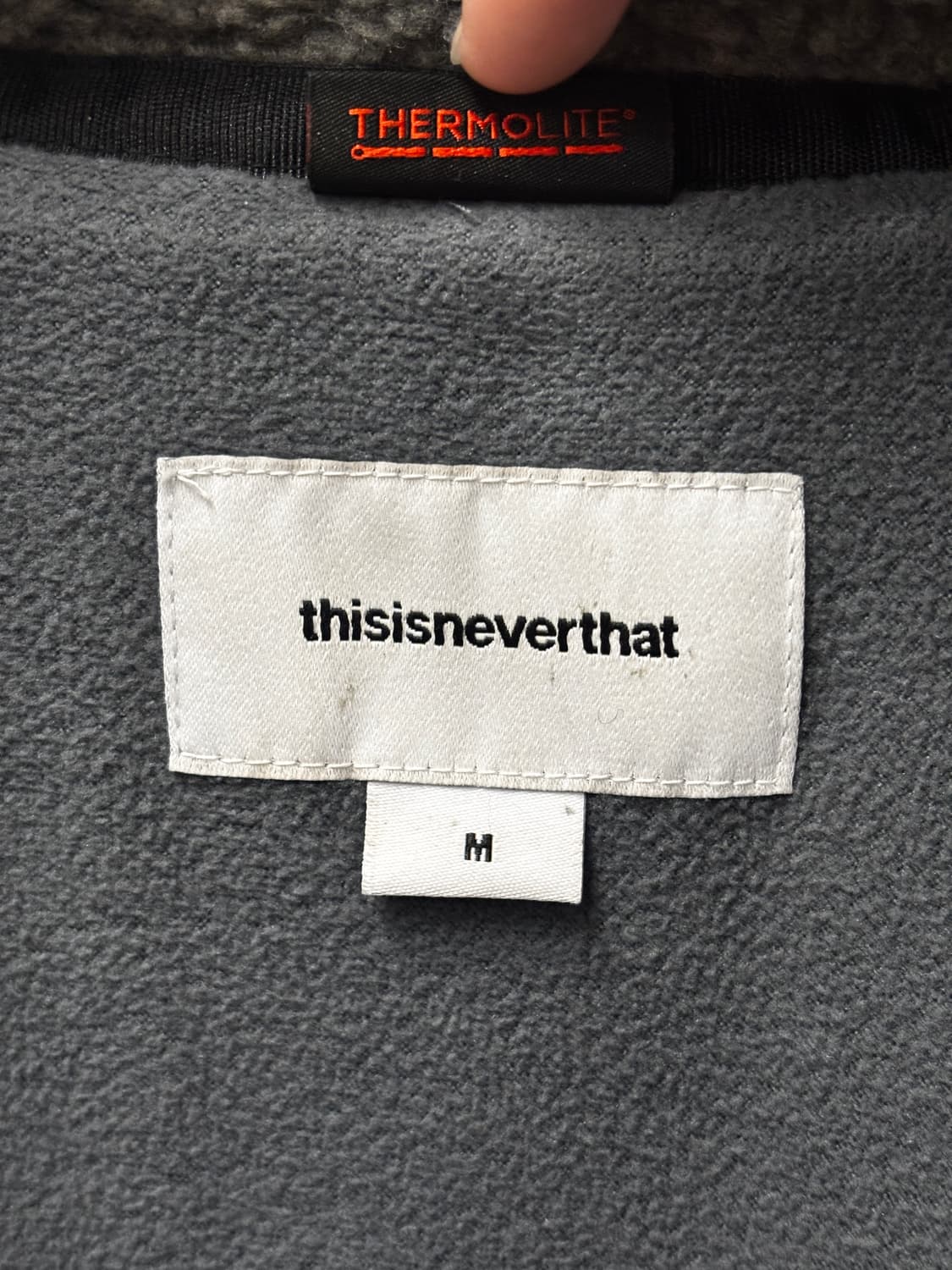 디스이즈네버댓 플리스 자켓 M 상품이미지4