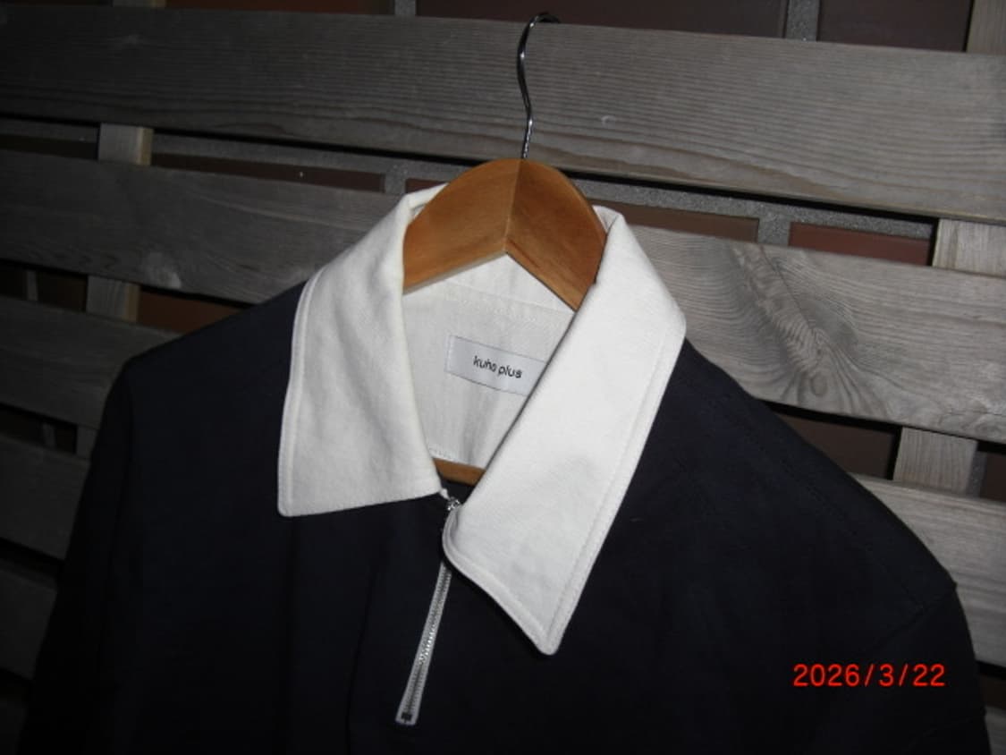 Kuho plus 크롭 배색 카라티 상품이미지2