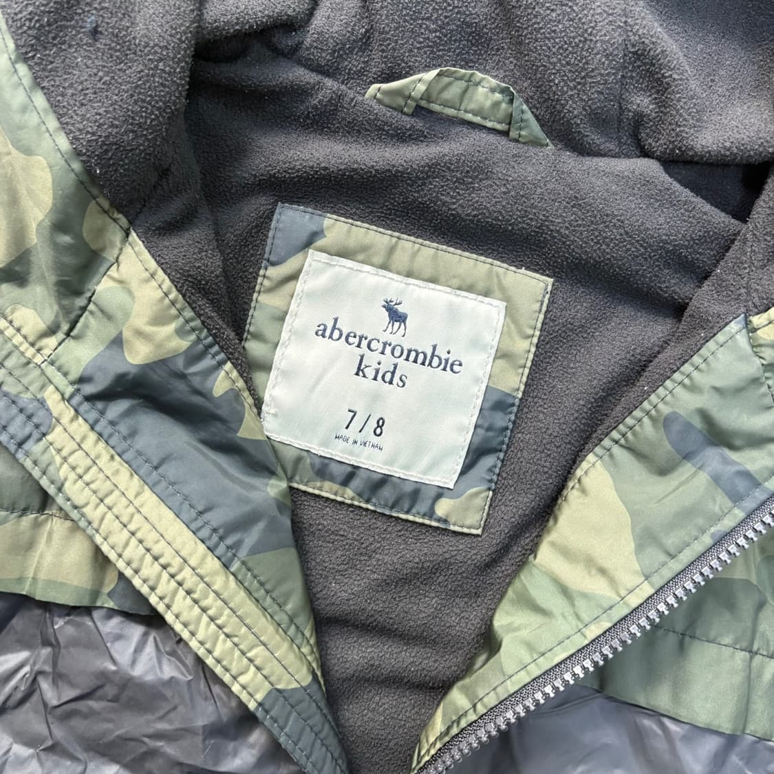 7/8 아베크롬비 키즈 기모 후드 자켓 0413J 상품이미지3