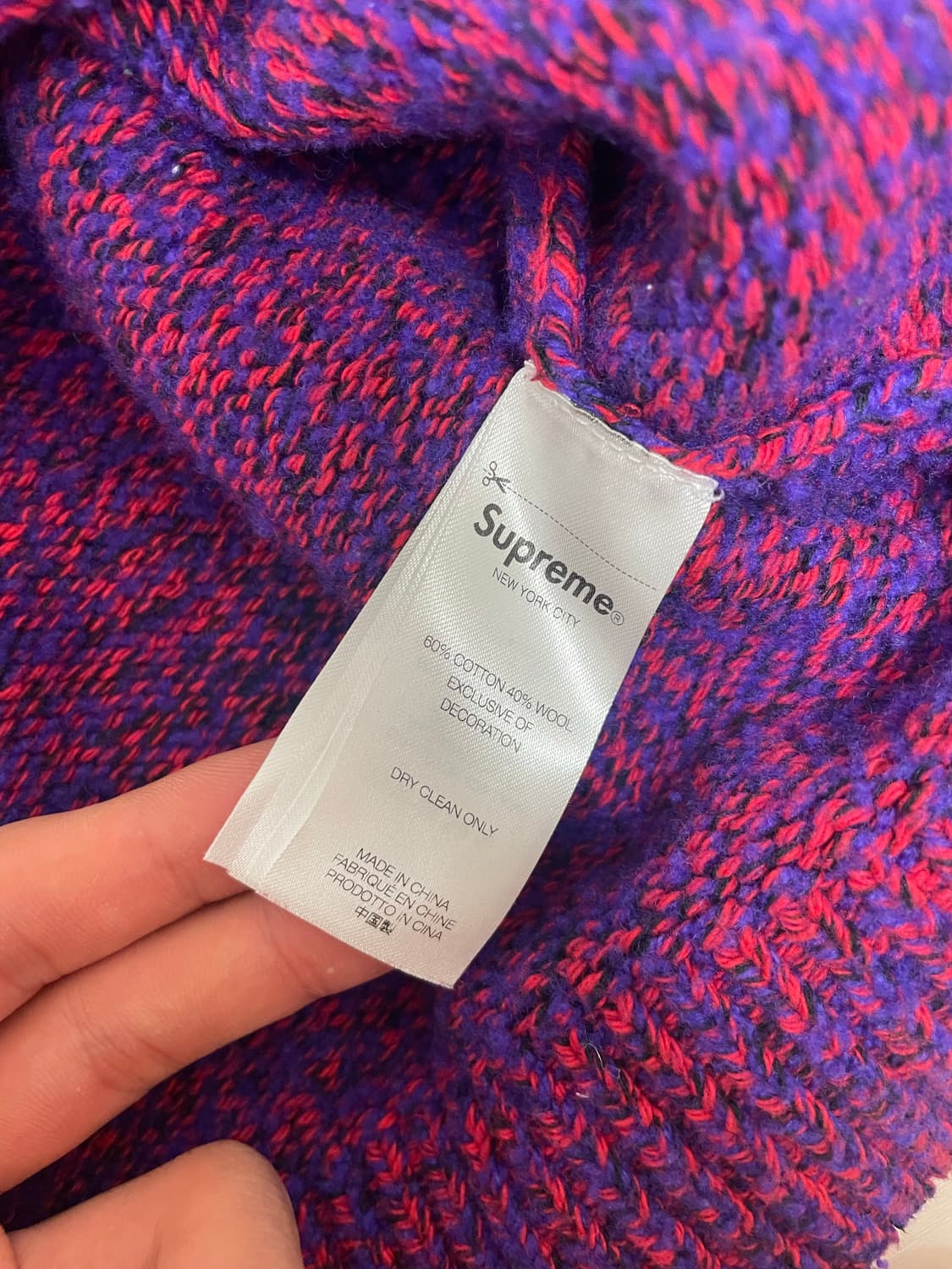 슈프림 로고 스웨터 상품이미지4