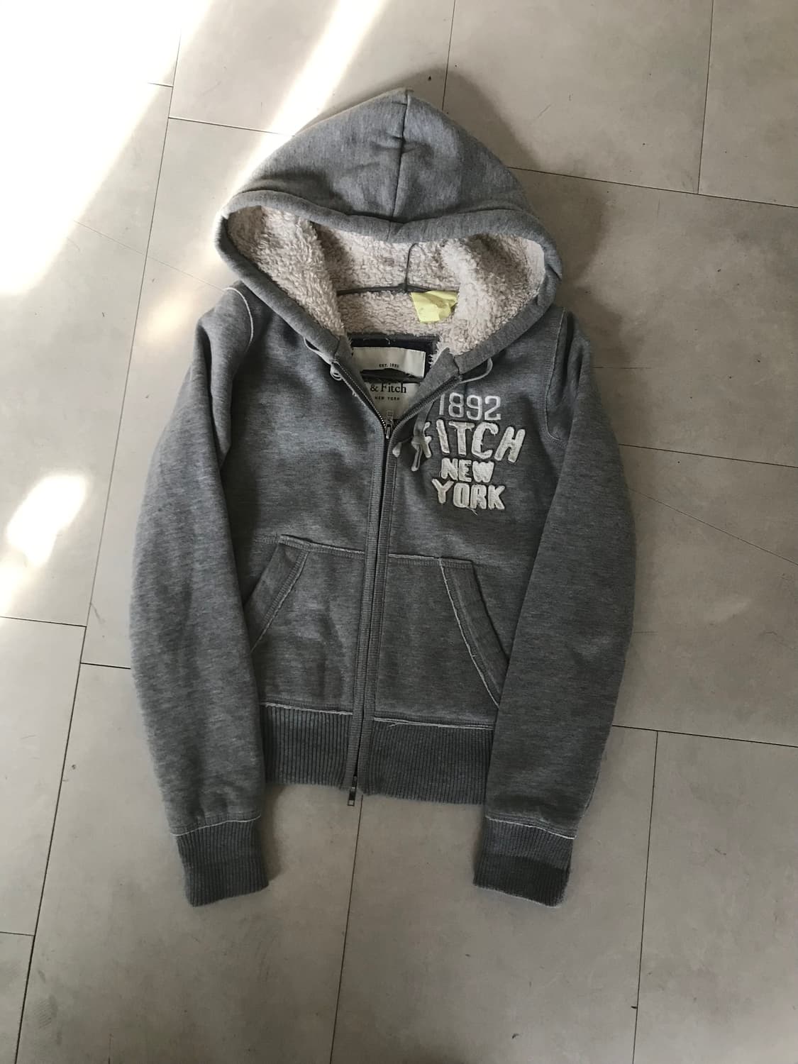 아베크롬비 그레이 퍼후드집업 상품이미지7