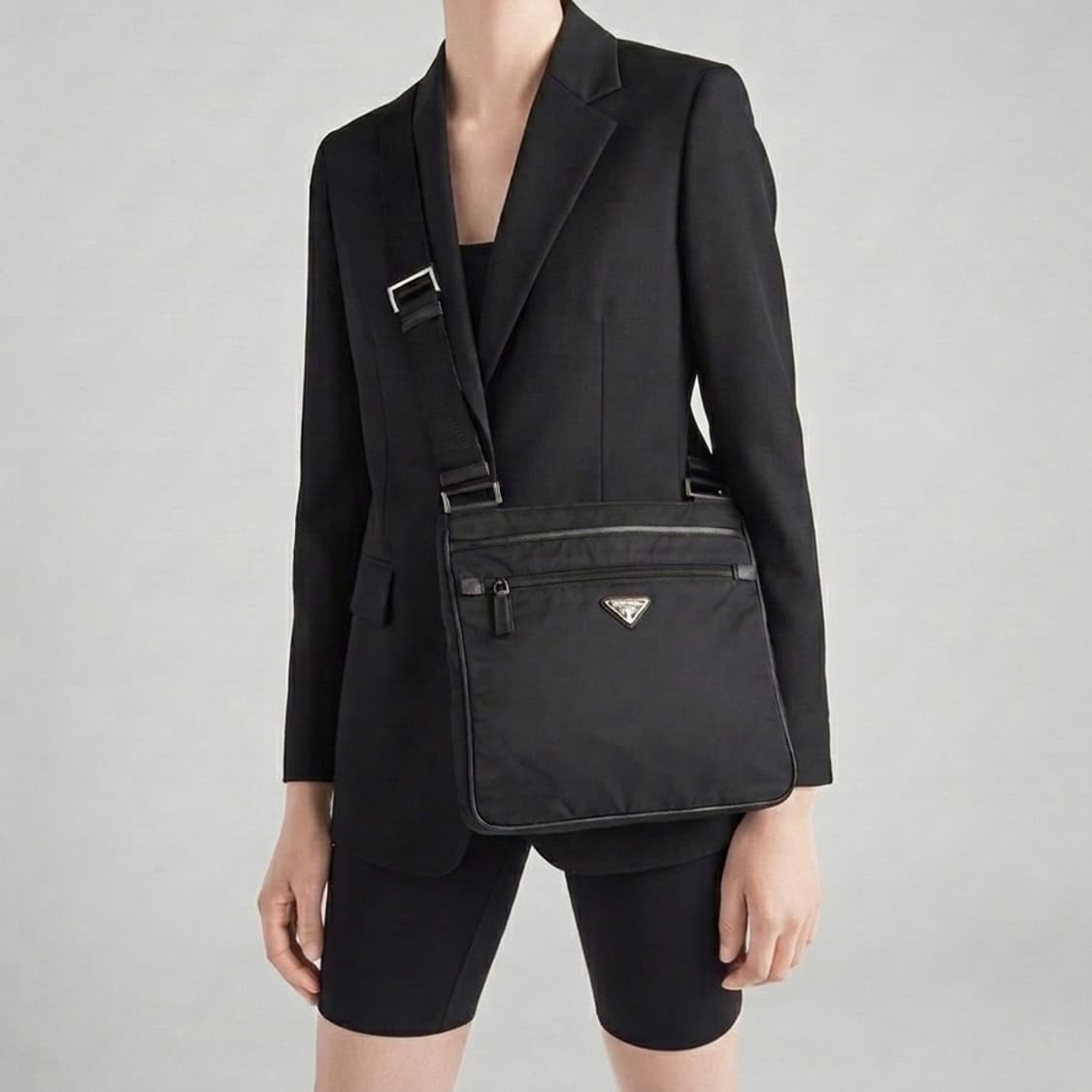 프라다 딥네이비 테수토 숄더 & 크로스백 상품이미지3