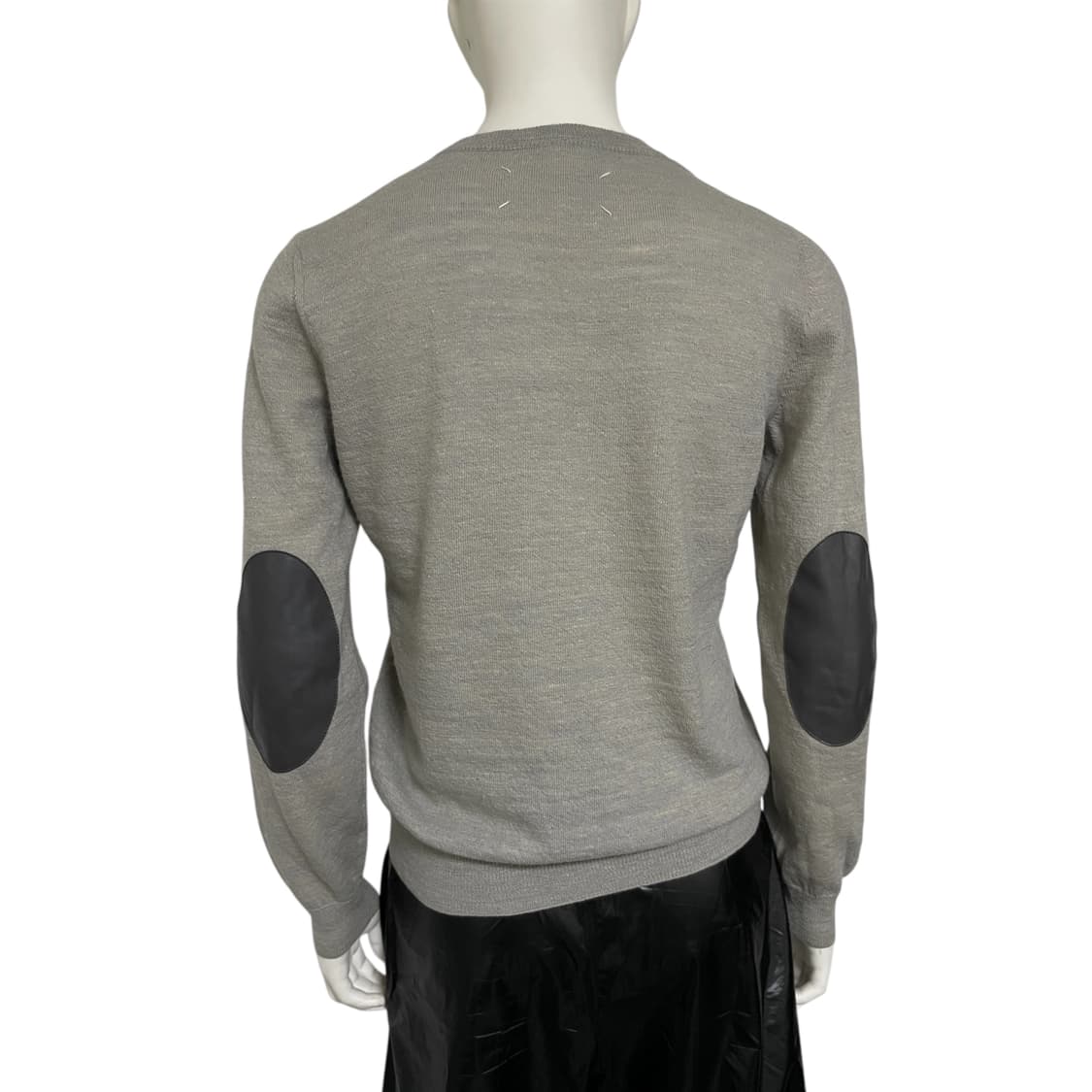 elbow patch v-neck knit 상품이미지3