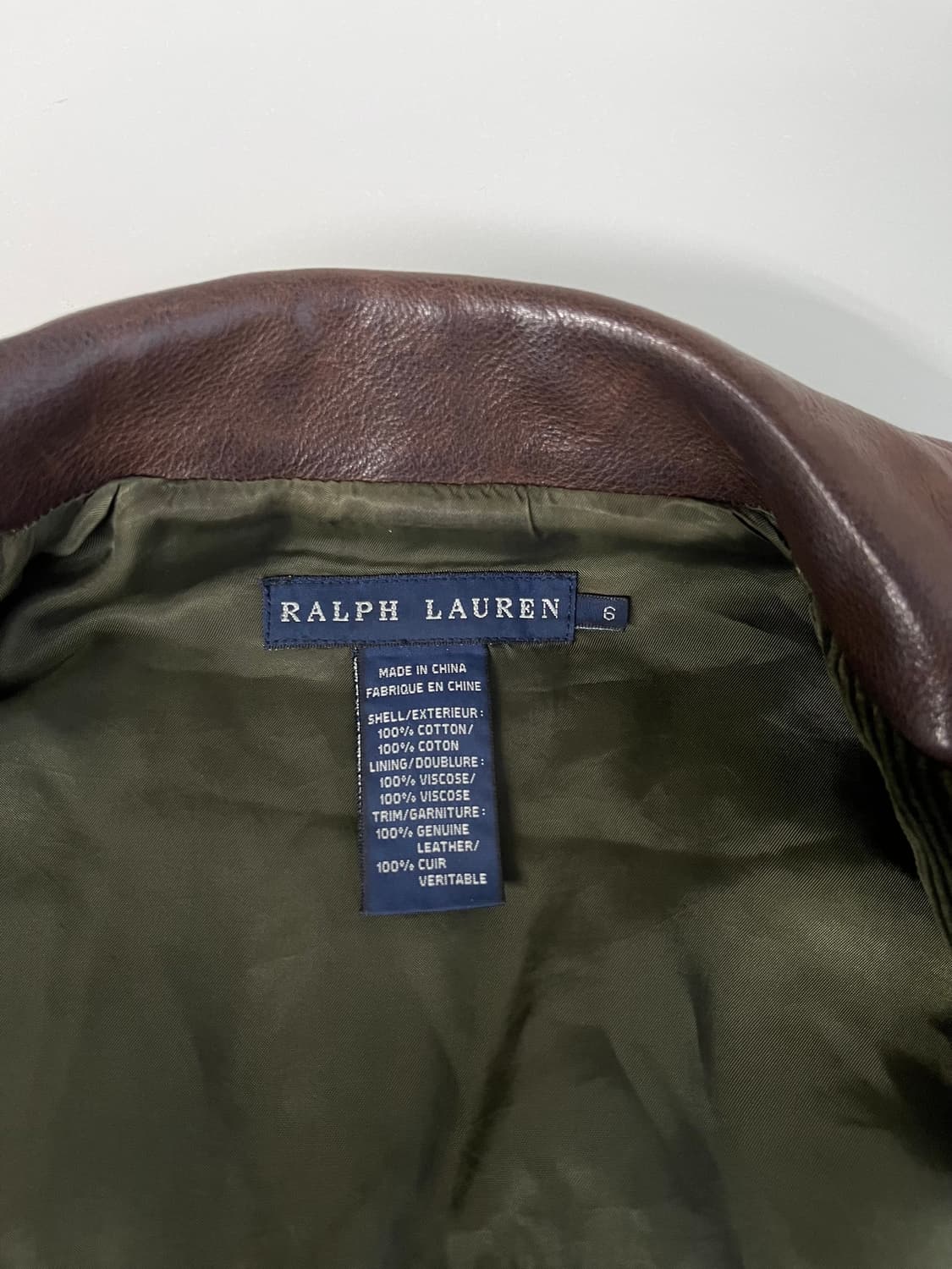 S) 랄프로렌 여성 빈티지 코듀로이 자켓 카키 상품이미지6