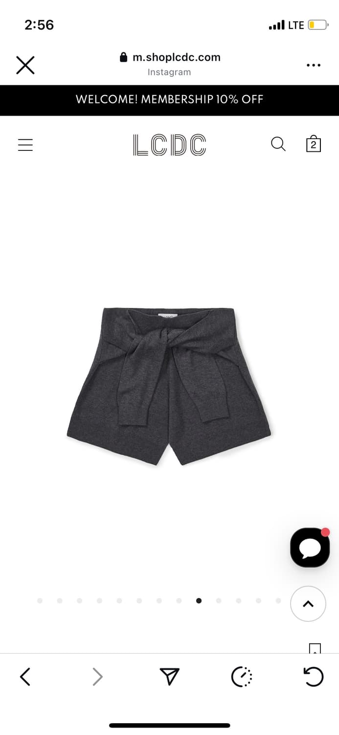 Lcdc tm  TIED DETAIL LAYERED KNIT SKIRT  상품이미지4