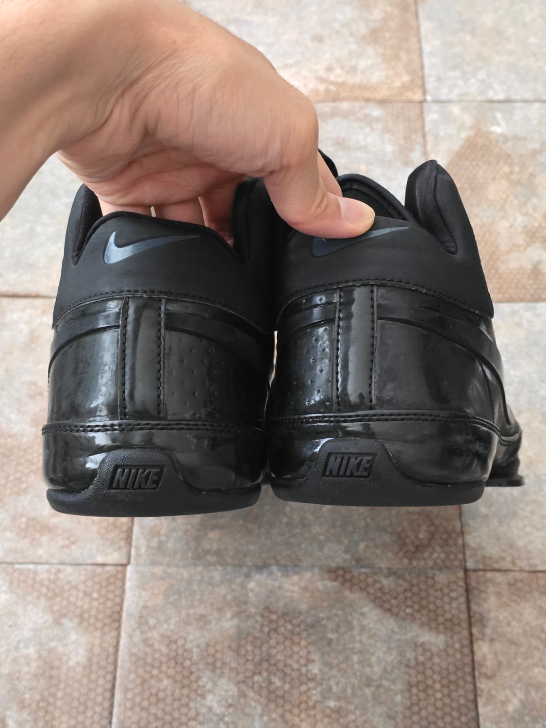 (285)나이키 빈티지 줌 허슬 블랙 페이턴트  상품이미지8