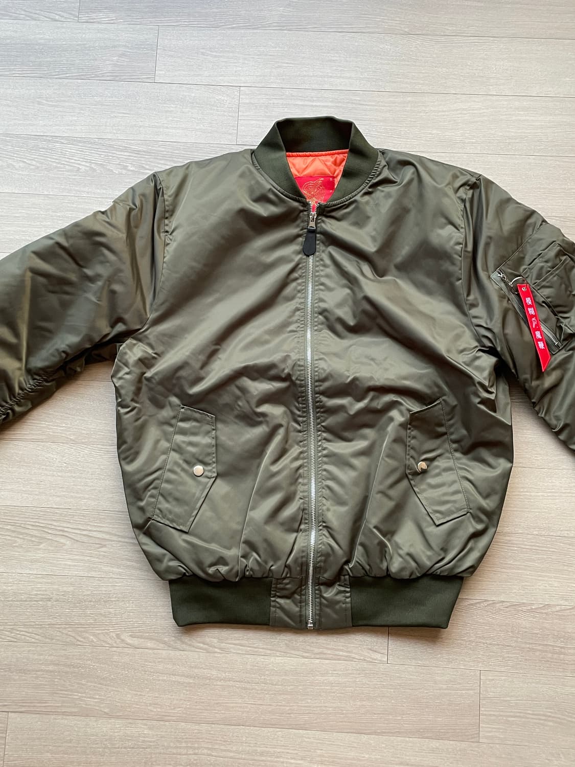 Blur the magic whip 10주년 봄버 자켓 ma-1 블러 상품이미지5