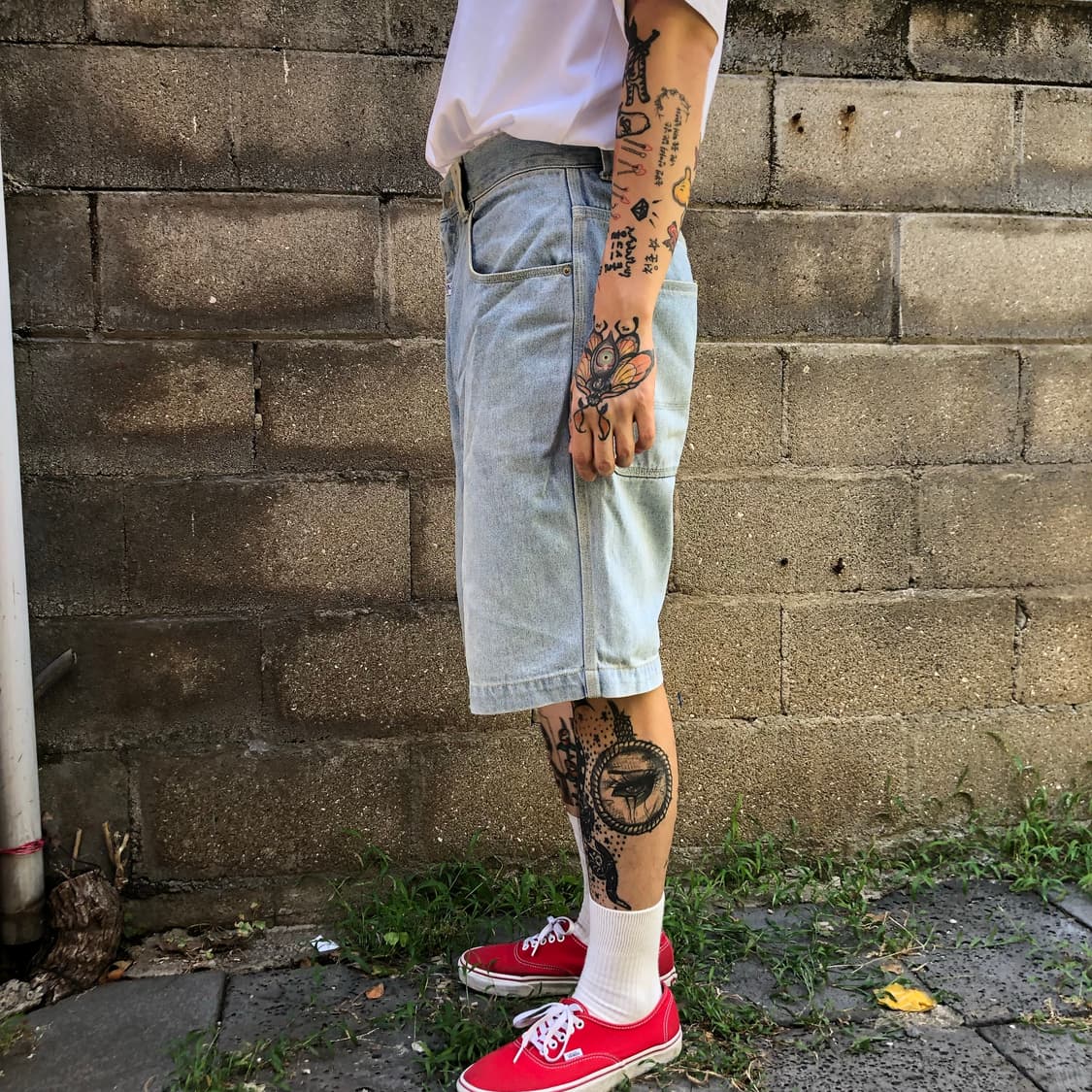 Vintage denim shorts 상품이미지1