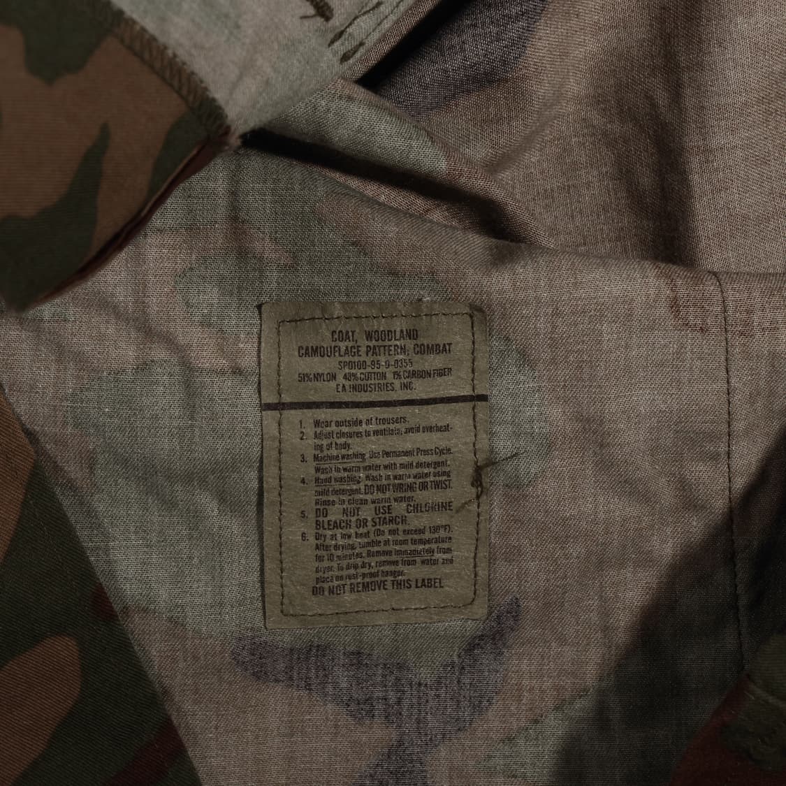 미군 개구리 퍼티그 자켓 상품이미지4