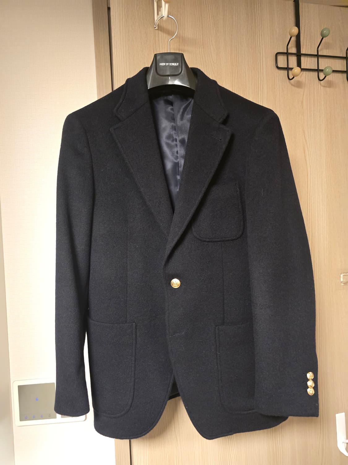 맨인정글 네이비 금장자켓 상품이미지1