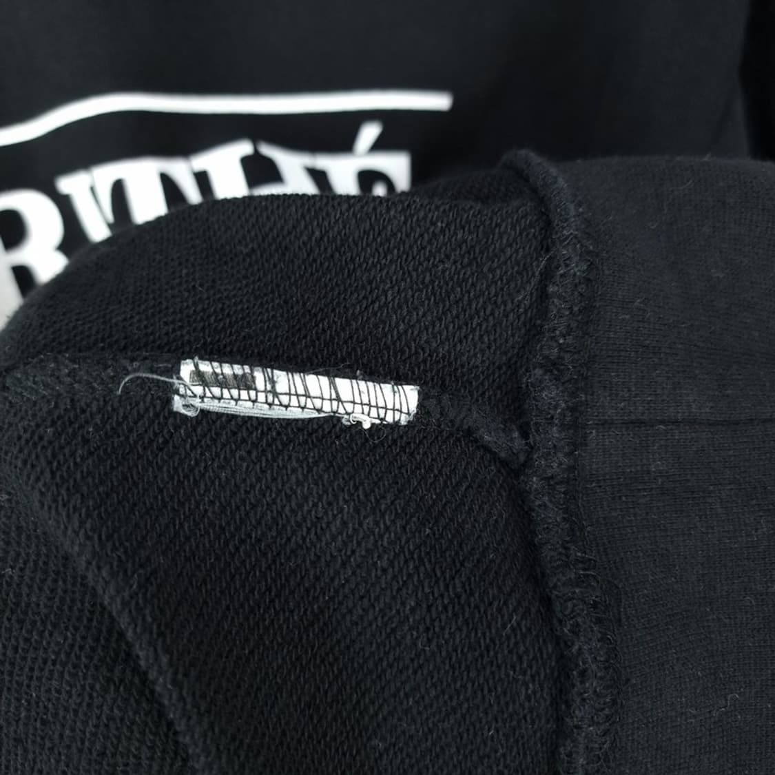 [마리떼프랑소와저버] 빅로고 프린팅 오버핏 맨투맨 블랙 M19180 상품이미지8