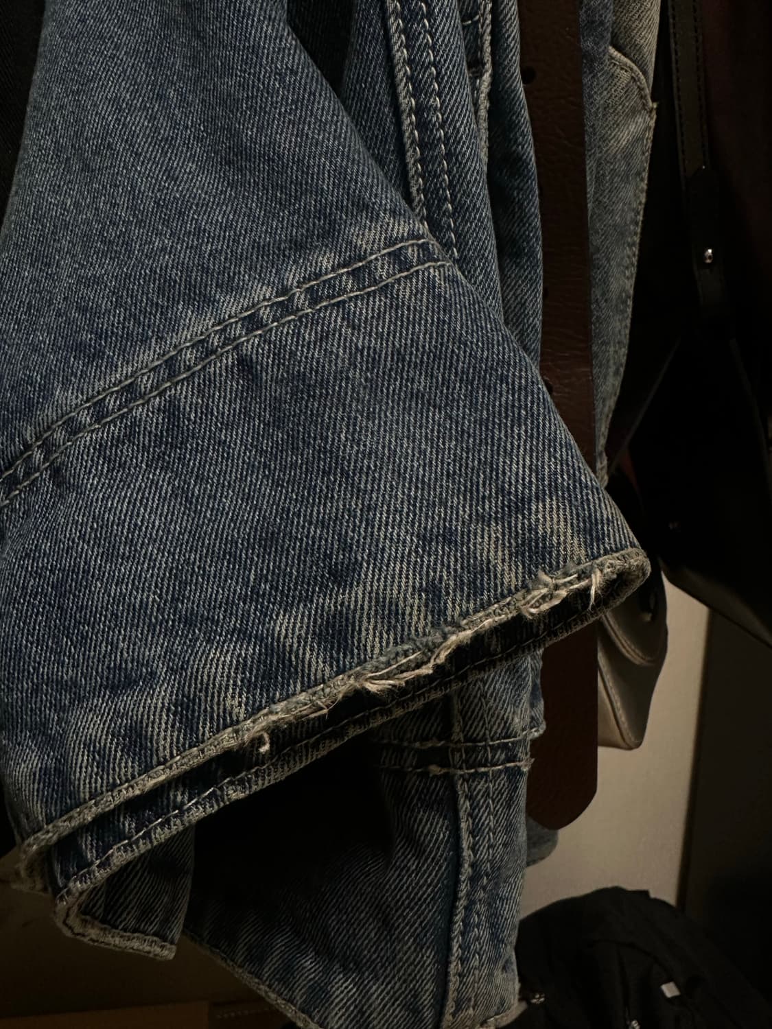 슬로 로니 스티치 데님 팬츠 상품이미지5