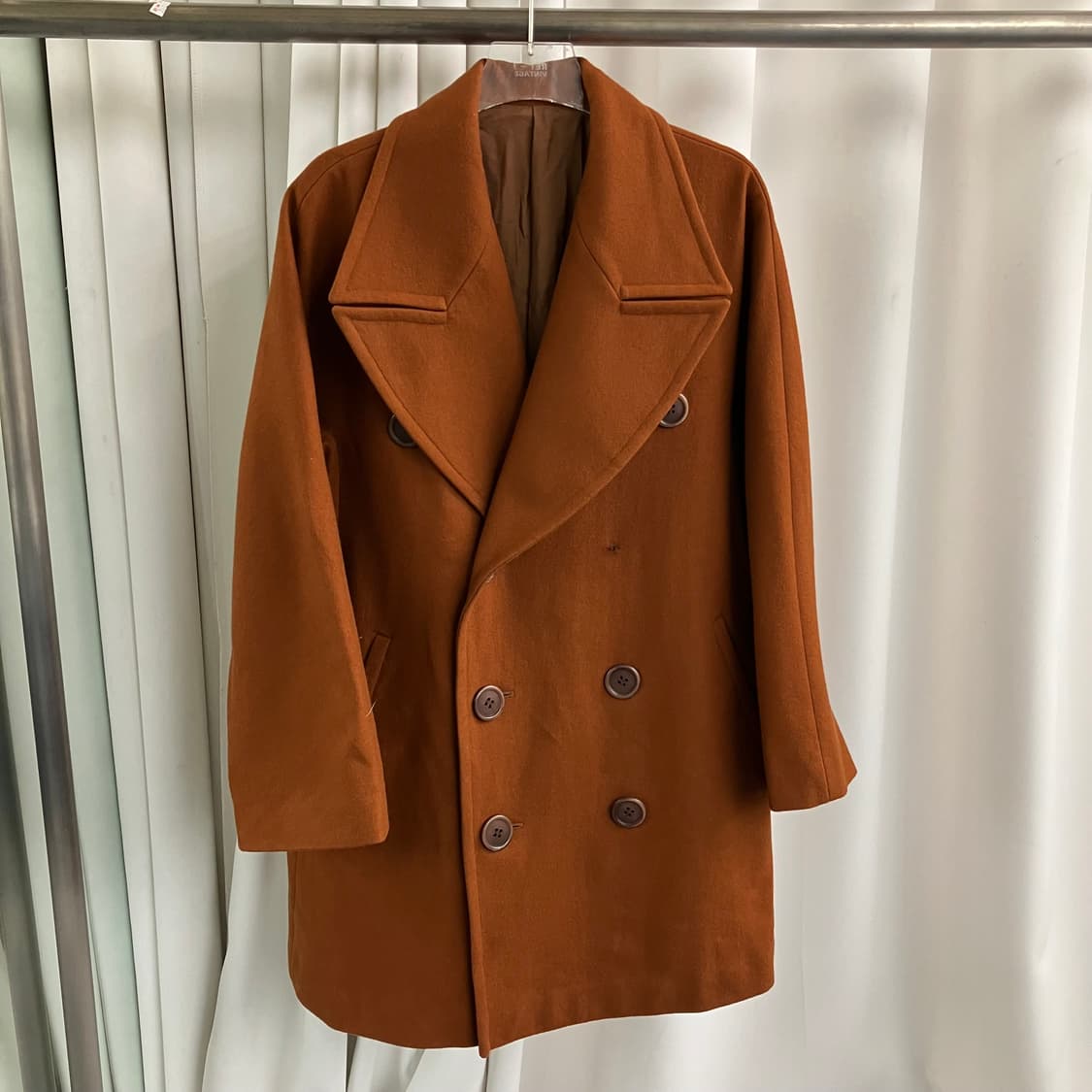 Y’s 요지야마모토 더블 브레스티드 울코트  상품이미지1