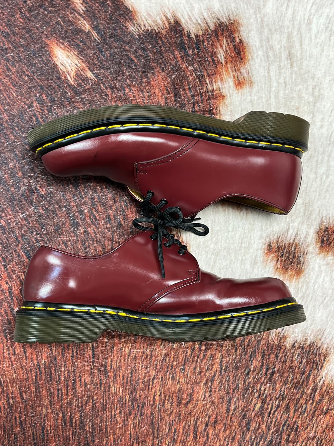 [39] 닥터마틴 1461 스무스 3홀 로퍼 체리레드 상품이미지3
