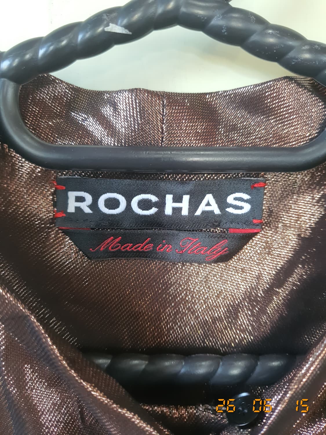 ROCHAS(로샤스)정품 블라우스 38 브라운 상품이미지5