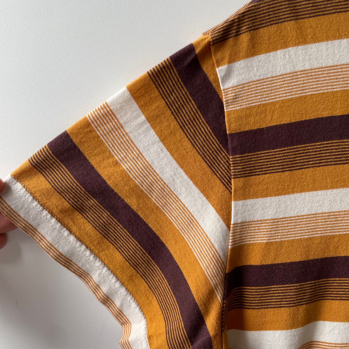 네이버후드 원포켓 스트라이프 반팔 티셔츠 상품이미지5