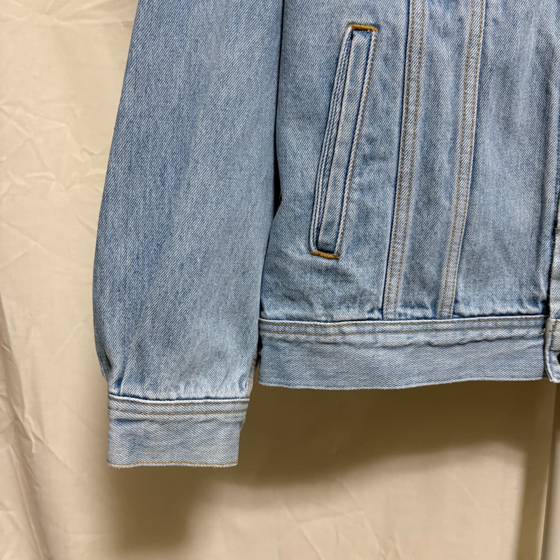 리 라이더스 샌포라이즈드 101J 베이스 데님 트러커자켓 / 연청,100 상품이미지6