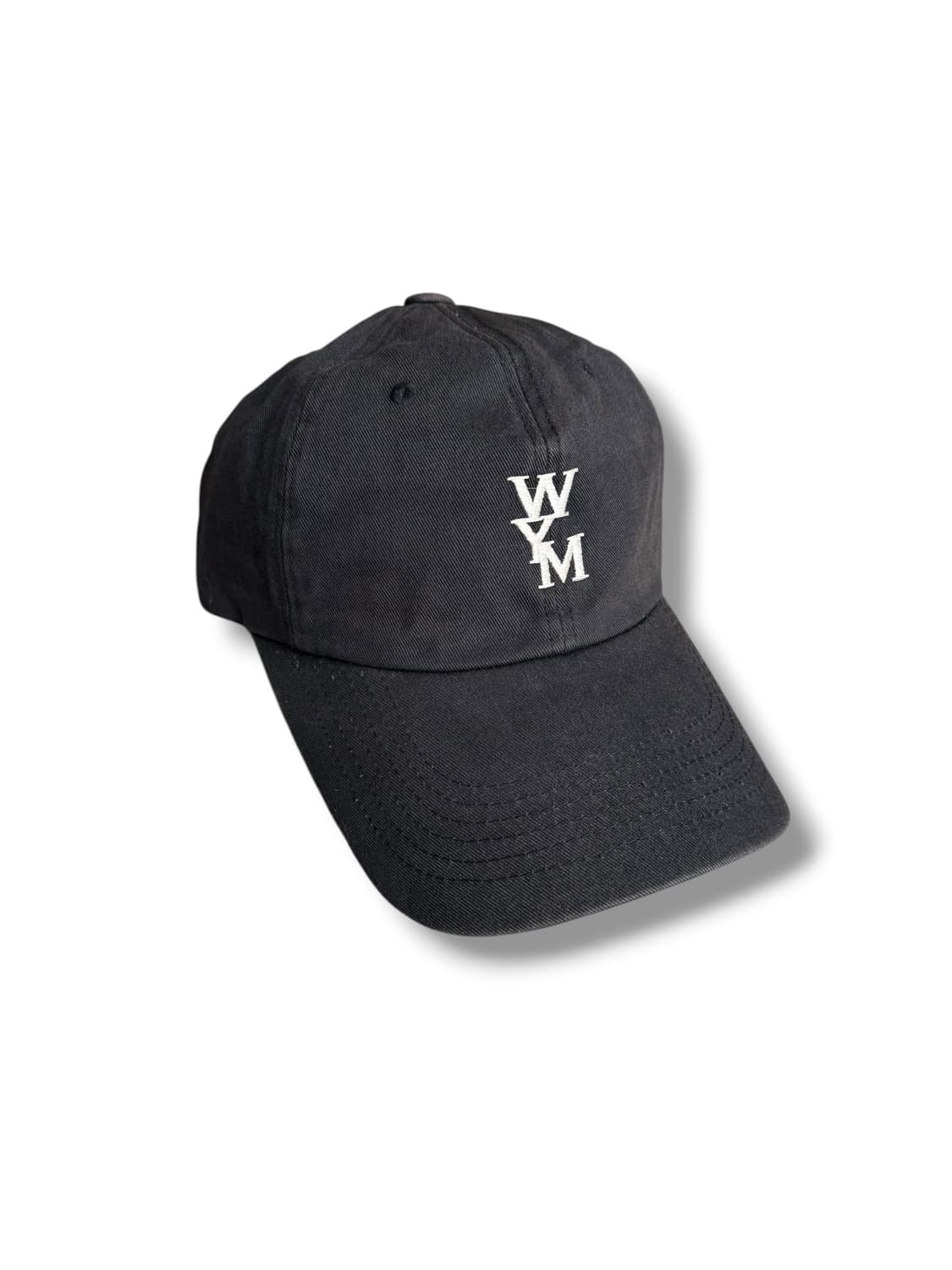 우영미 블랙 로고 캡 상품이미지1