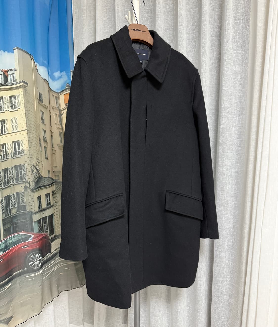 바나나리퍼블릭 블랙 코트 상품이미지1