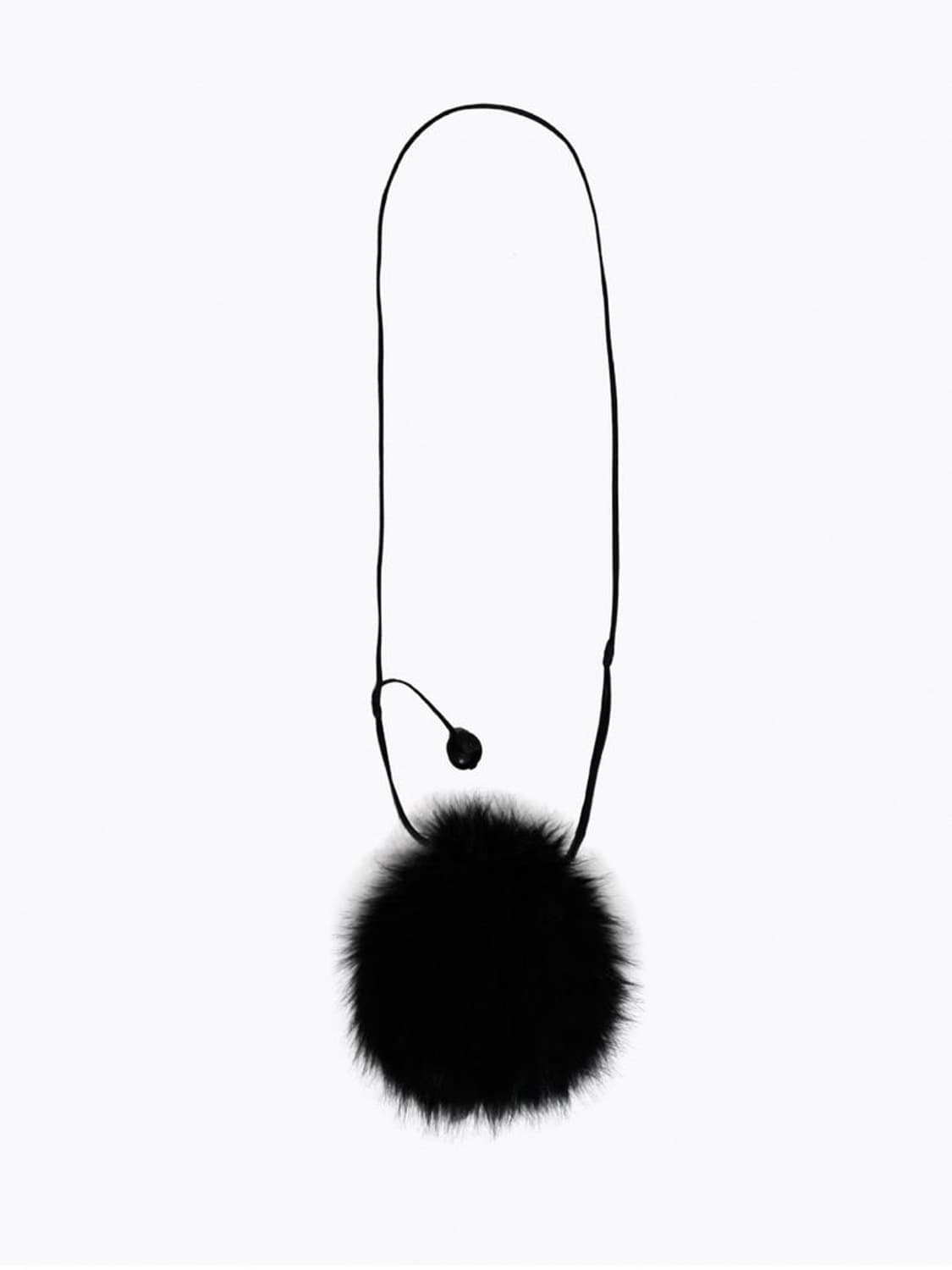 COLOCYNTH) BRUSH WOODENBELL BAG Black 상품이미지4