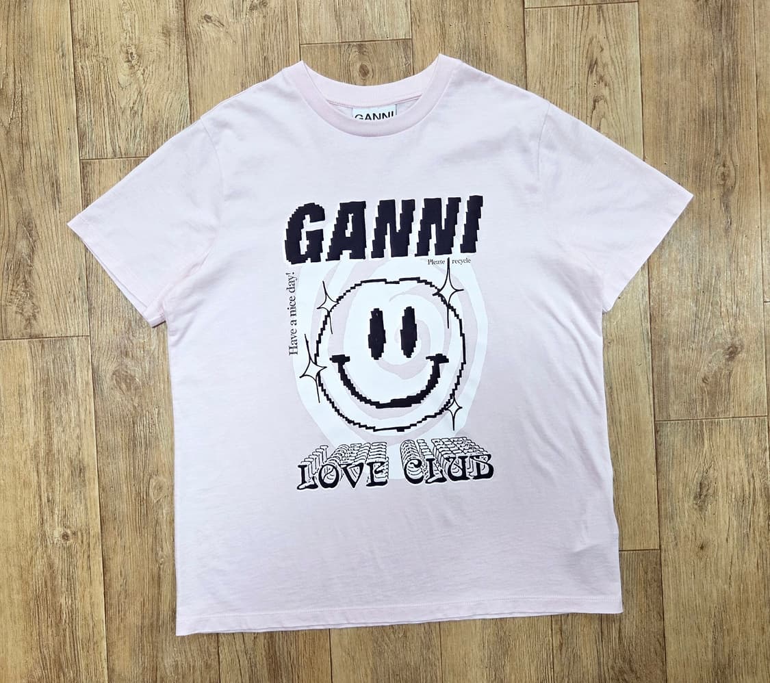 가니(GANNI) 러브클럽 티셔츠 프리사이즈 상품이미지4