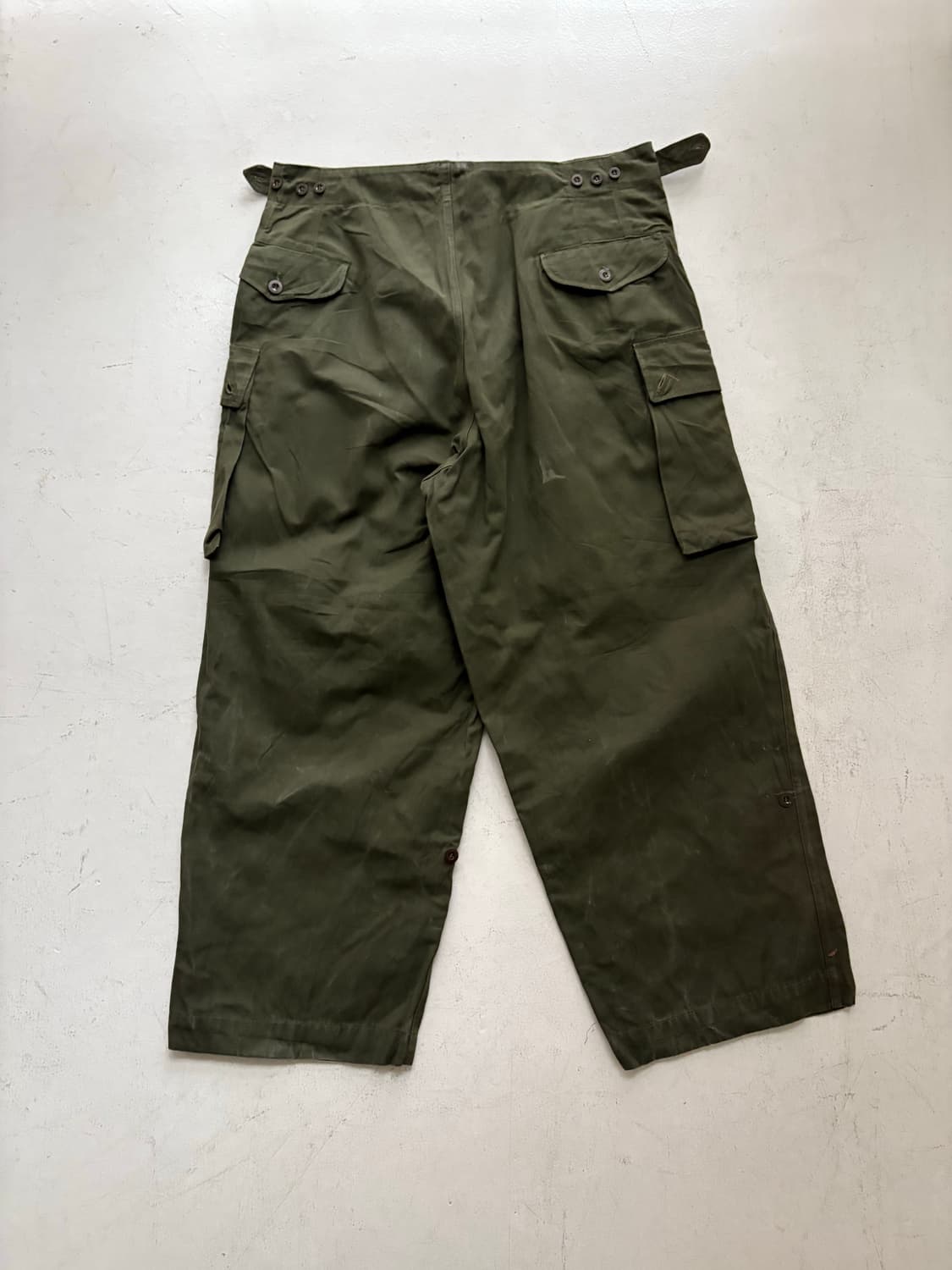 50's Royal Dutch Army Faded Canvas pant 상품이미지9