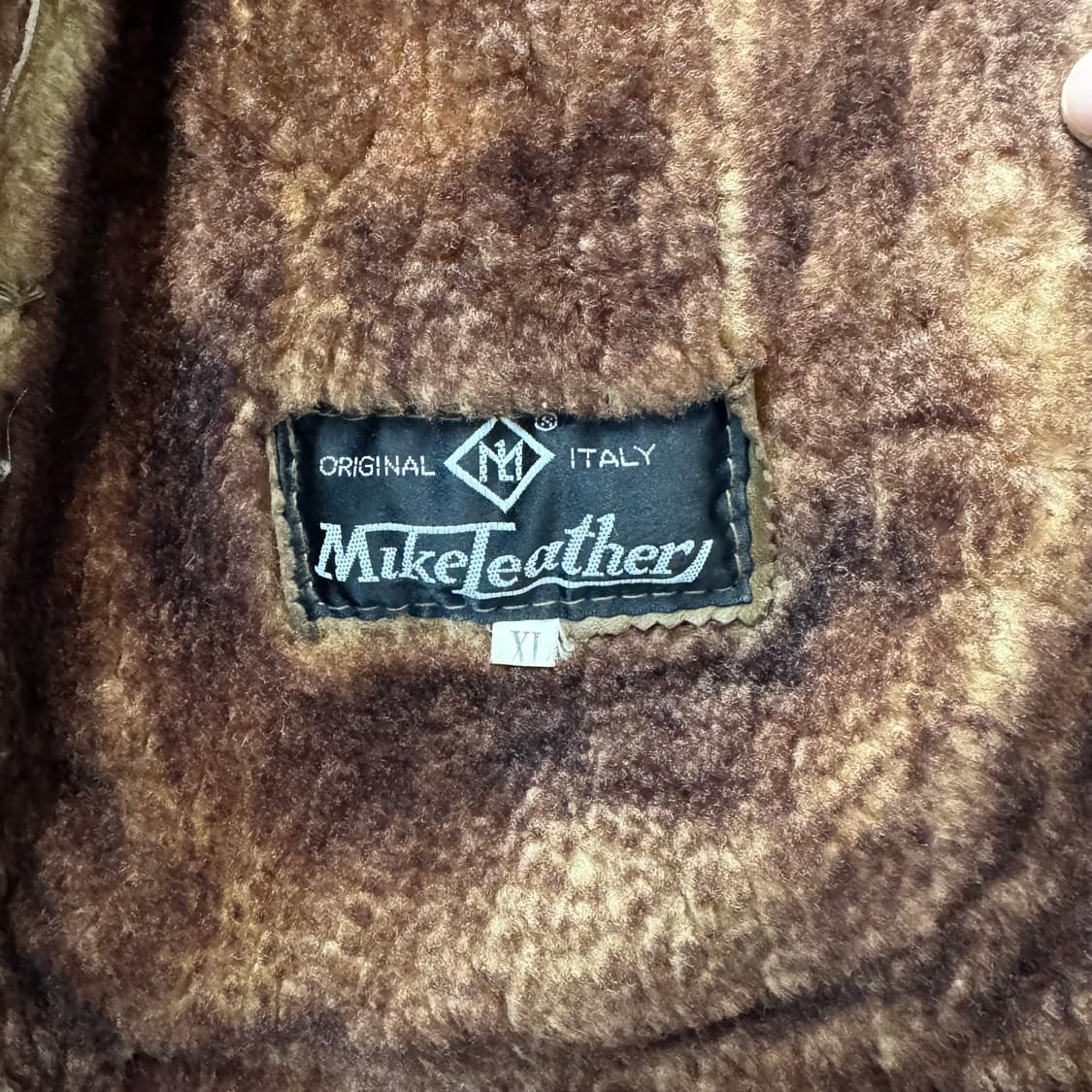 90s MikeLeather 양가죽 무스탕 (XL)  상품이미지5