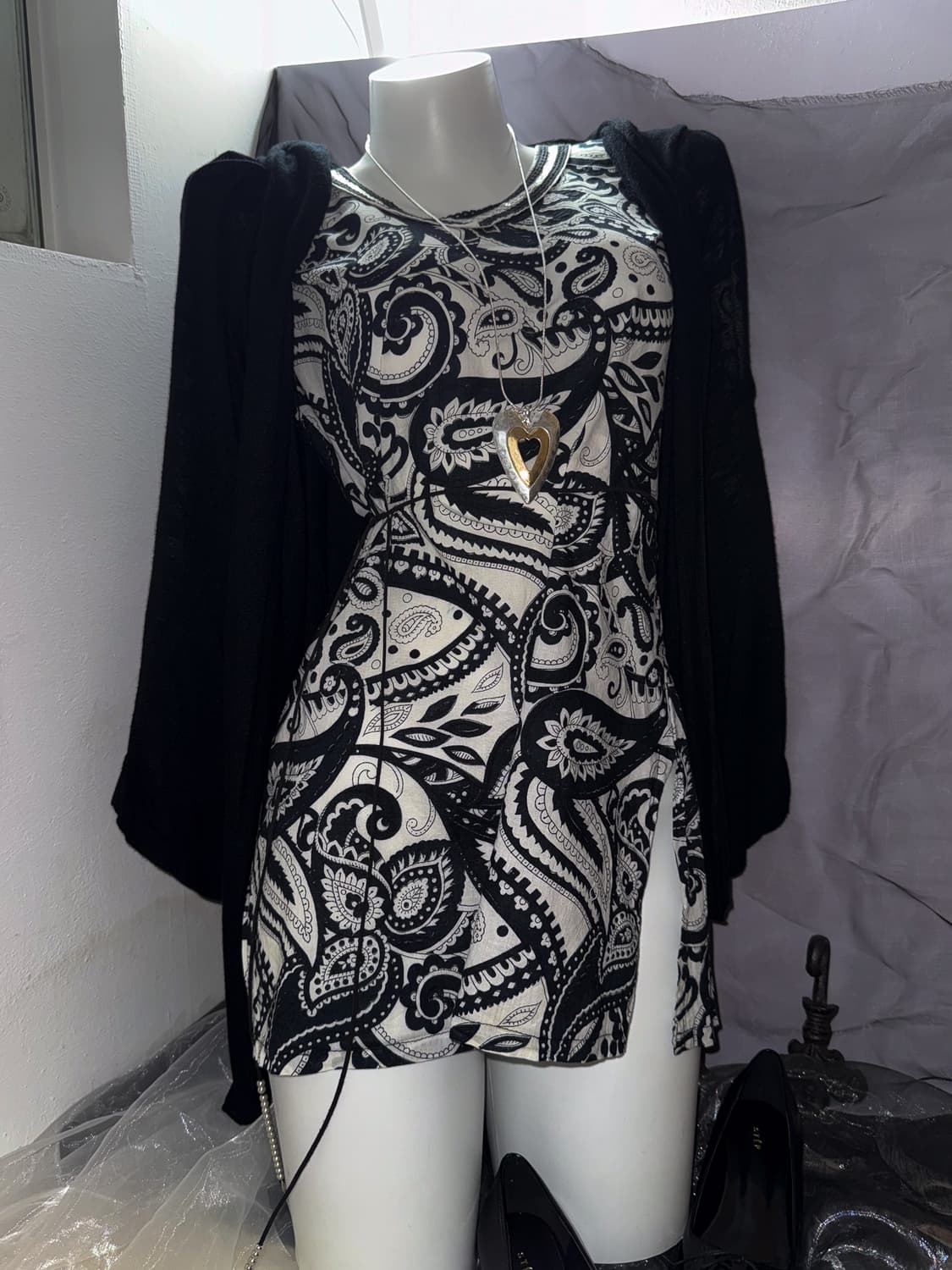 Shawl Collar Open Cardigan 0165 상품이미지2