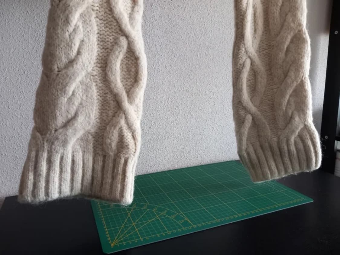 자라(ZARA) 꽈배기 후드 니트 볼레로 상품이미지6