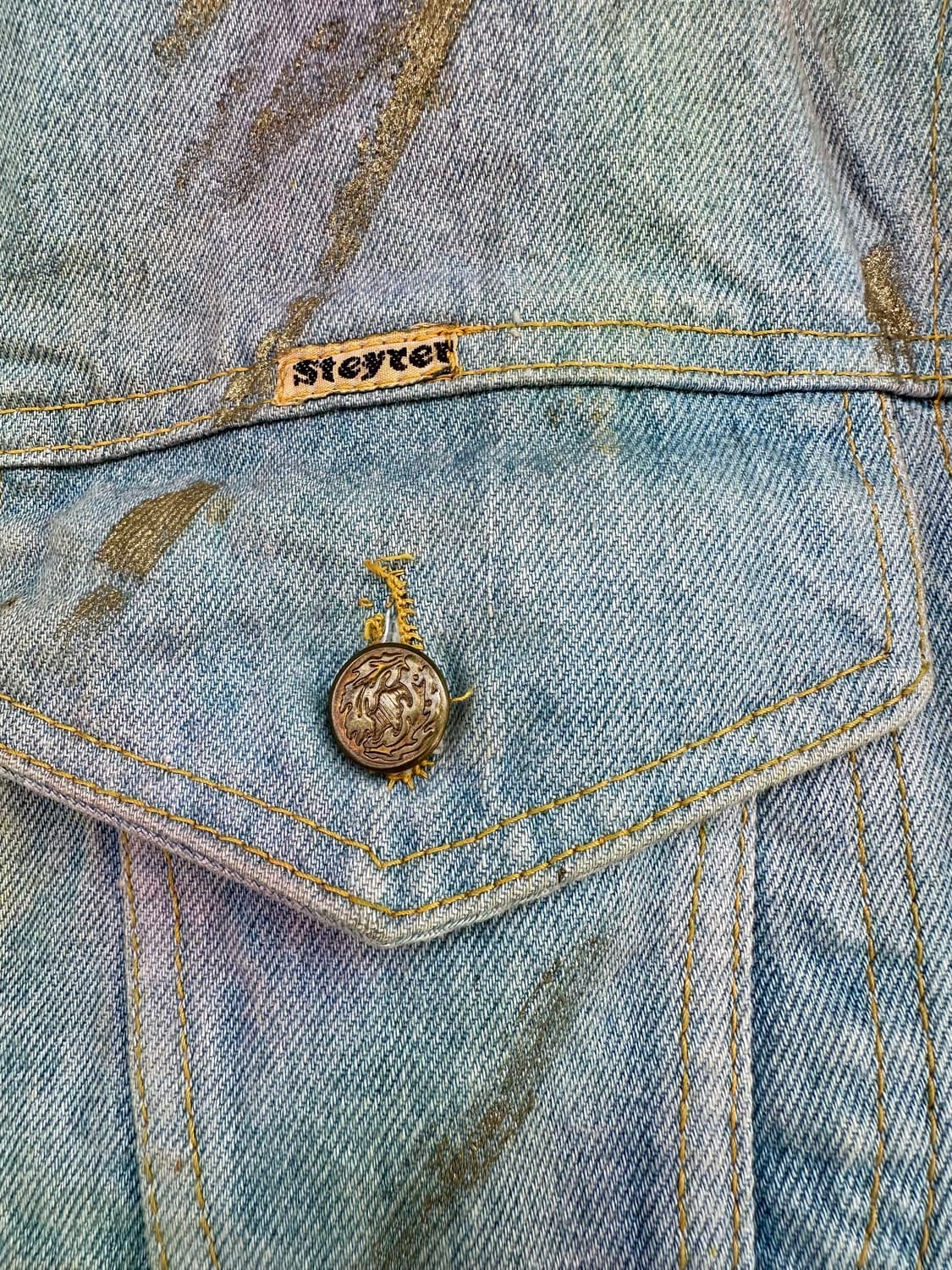 Graffiti Denim Jacket 상품이미지4