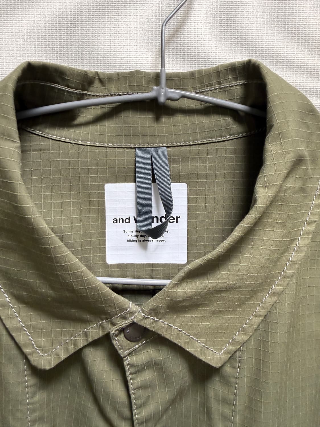앤드원더 드라이 립스탑 셔츠자켓 / XL 상품이미지2