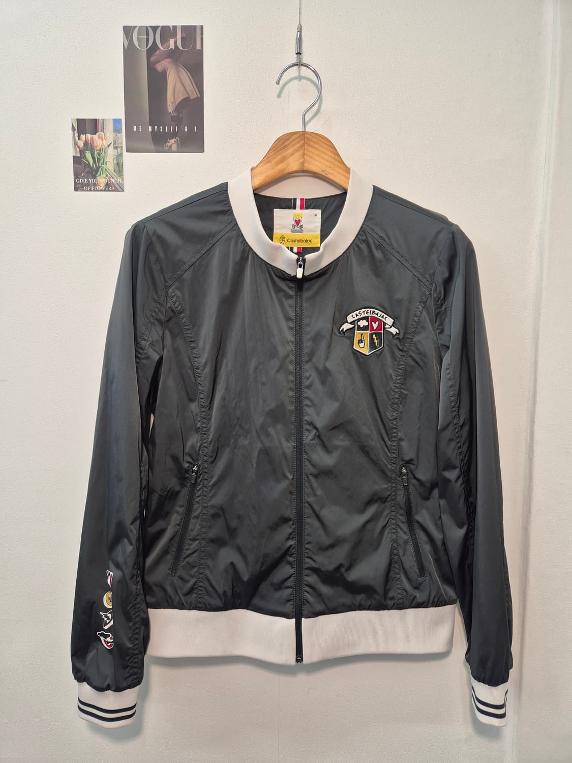 까스텔바작 여성 바람막이 점퍼 그린  95
사이즈  상품이미지1