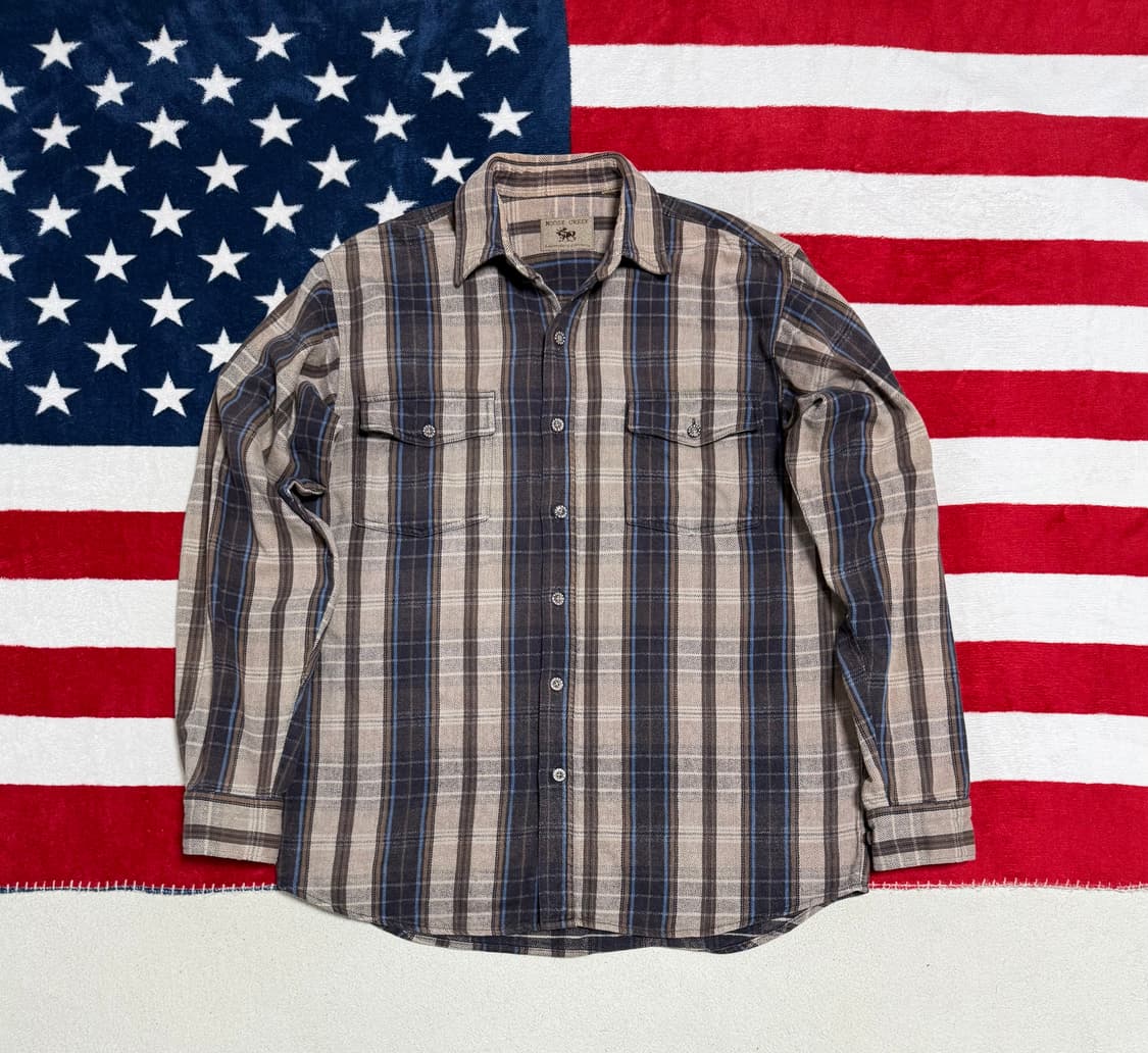 무스크릭 헤비플란넬셔츠 빈티지플란넬셔츠 moose creek빈티지워크웨어 상품이미지1