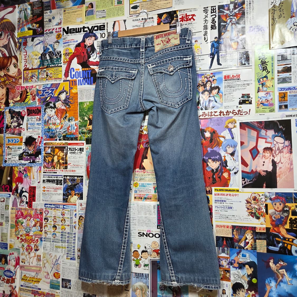 트루릴리전 조이 슈퍼티 데미지 부츠컷 팬츠 상품이미지2