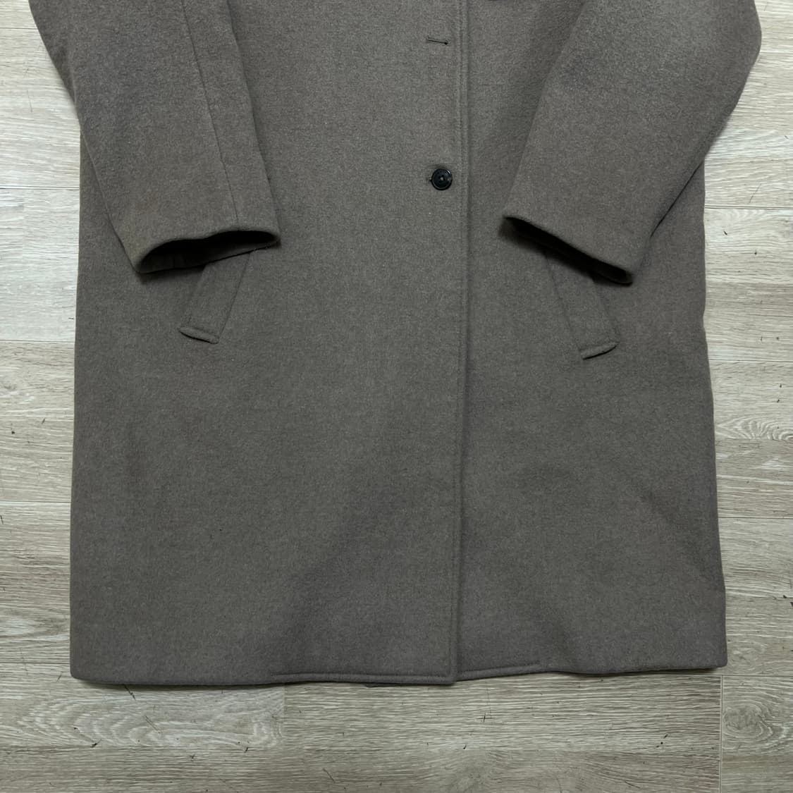 스튜디오 톰보이 여성 더블 롱 코트 [브라운] 80-90-160 상품이미지3