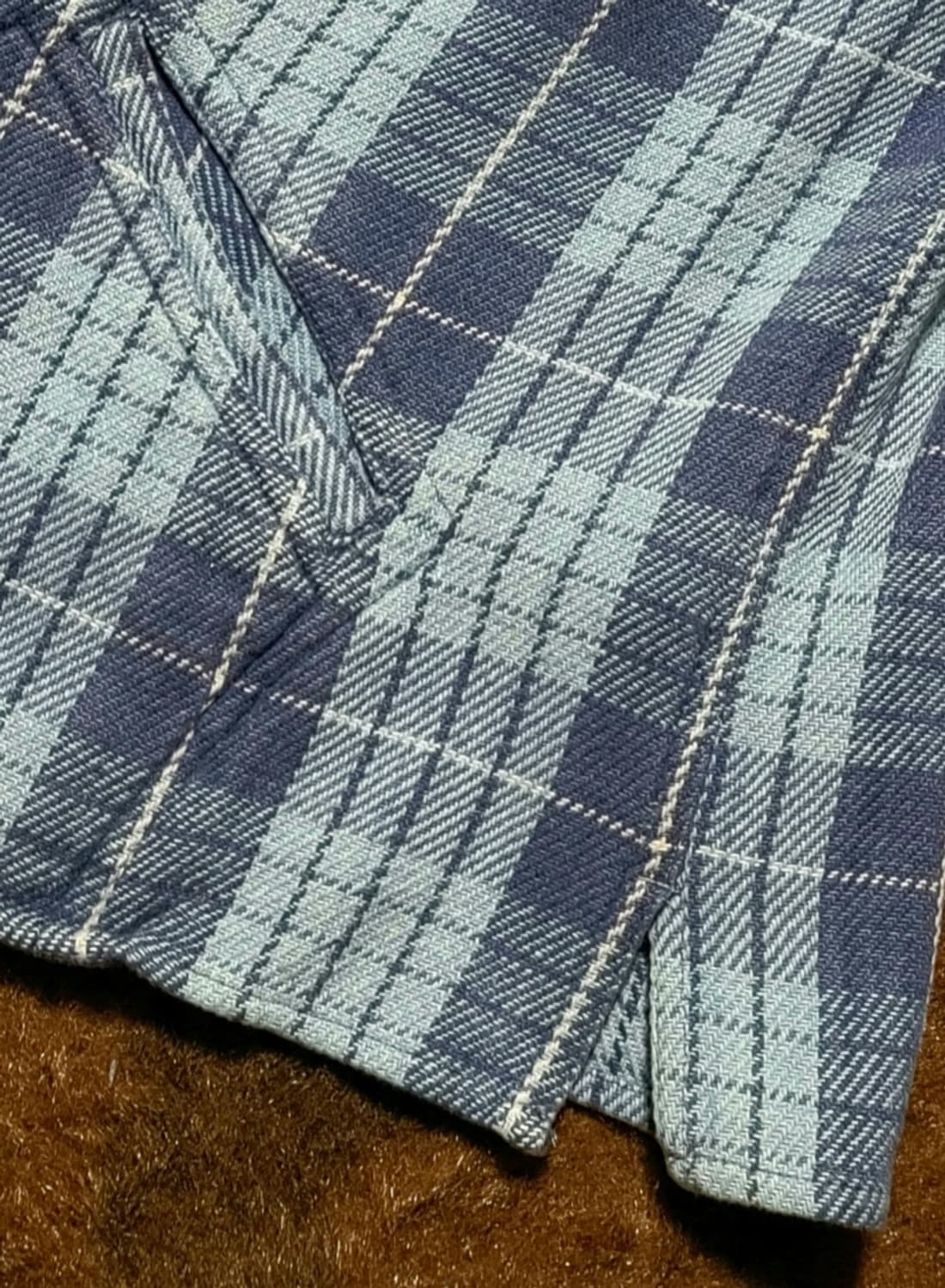 RRL 아우터 & 남방 블루체크(XL) 상품이미지9