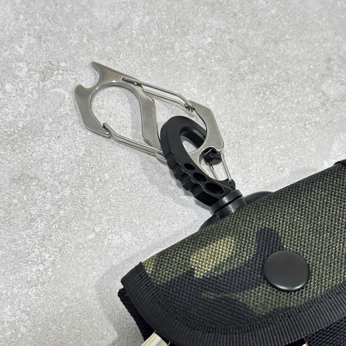 Oribell 카모 밀리터리 카라비너 레이어드 키링 열쇠고리 상품이미지6