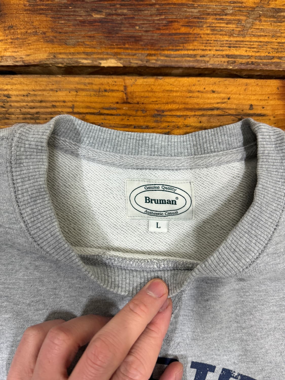 브루먼 맨투맨 사이즈 L 매우깨끗 상품이미지2