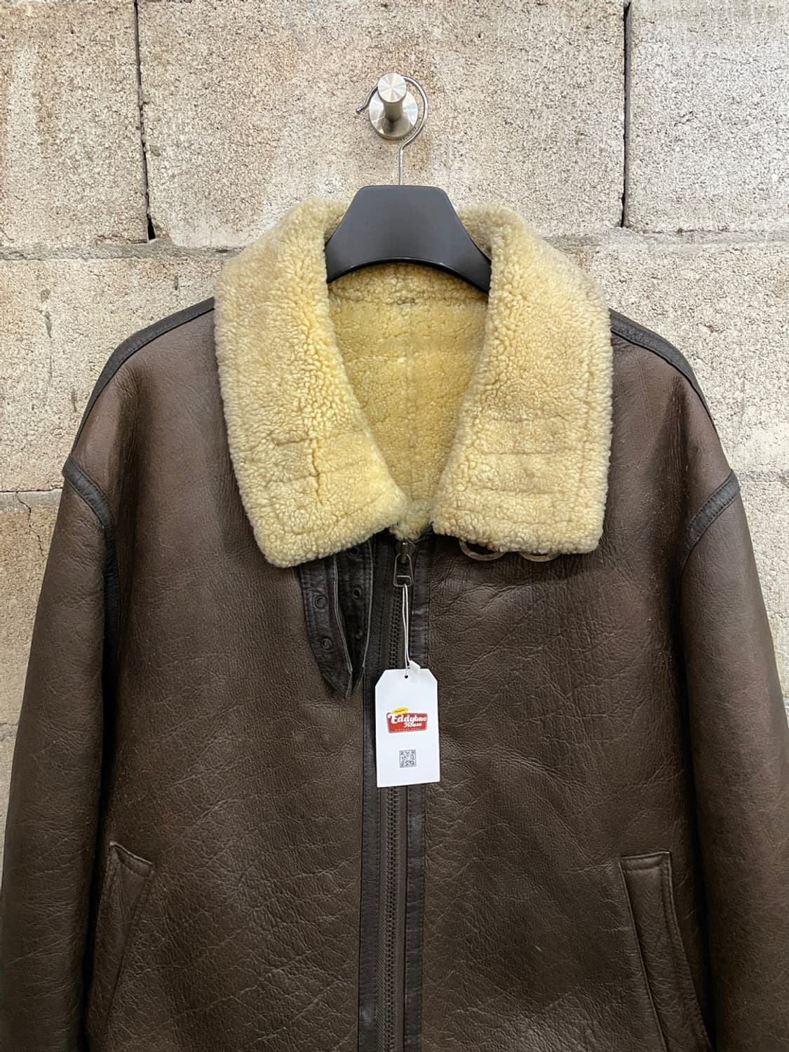 빈티지 B-3 무스탕 가죽 자켓 상품이미지2