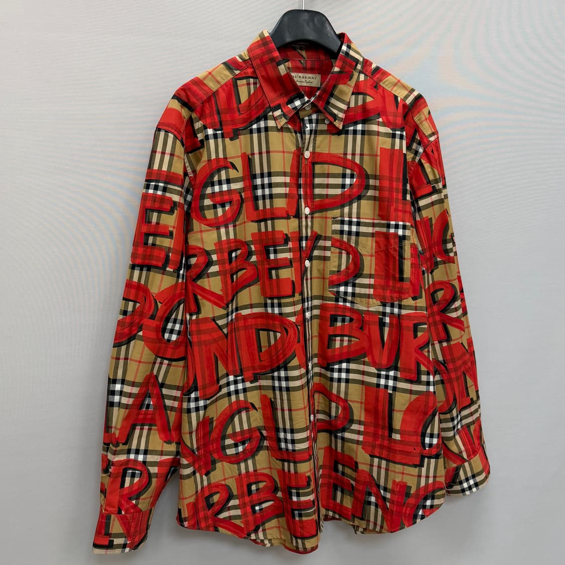 버버리 레드 체크 그래피티 셔츠 ( 110 ) 상품이미지2