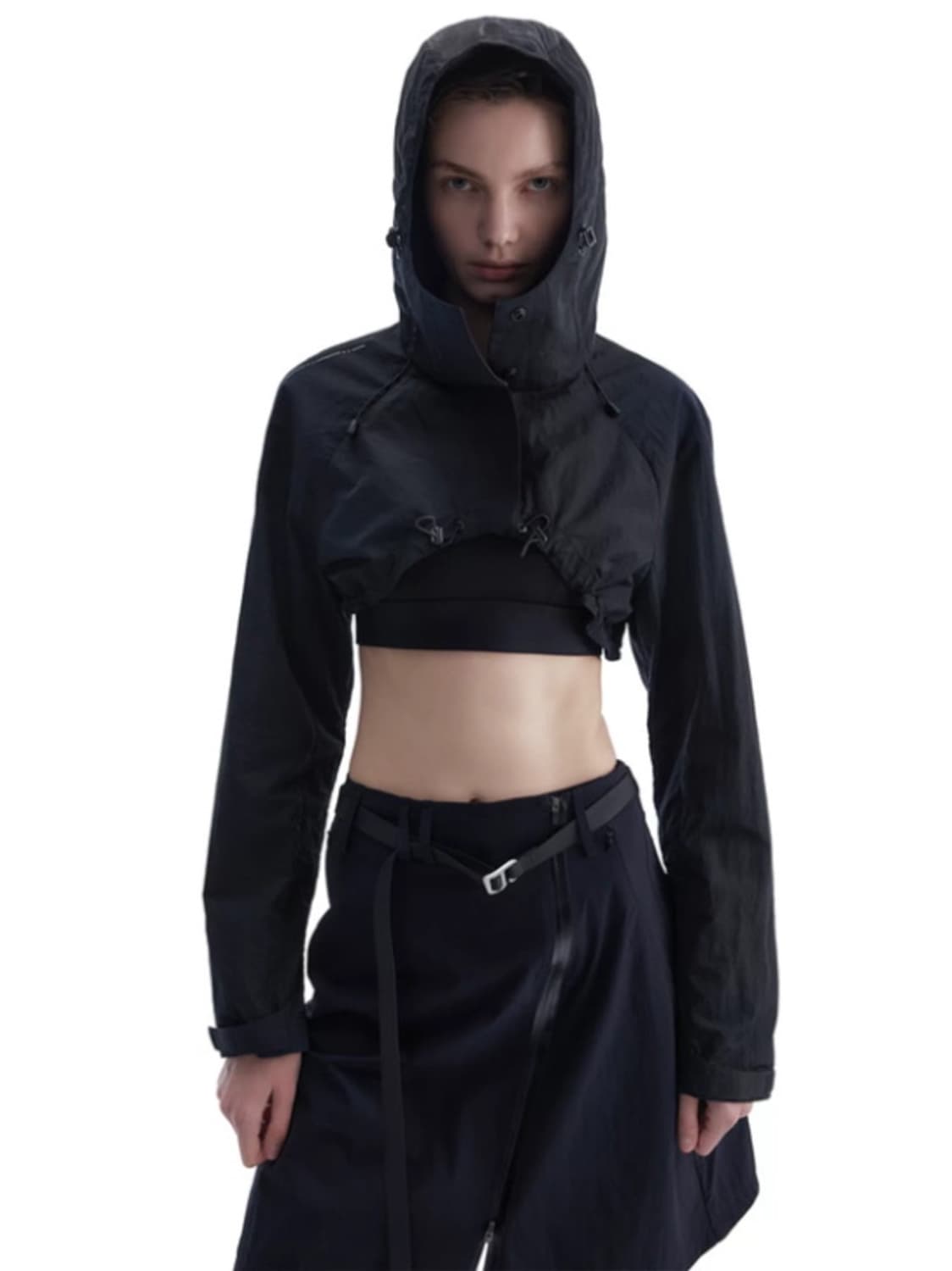 Dox 테크 크롭 후드 자켓 상품이미지6