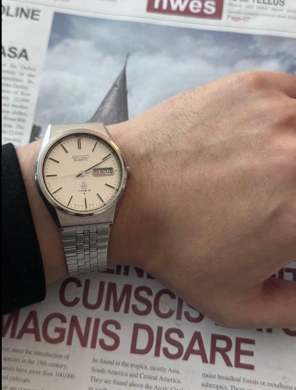 세이코 Seiko 쿼츠 Type 2 데이 데이트 상품이미지4