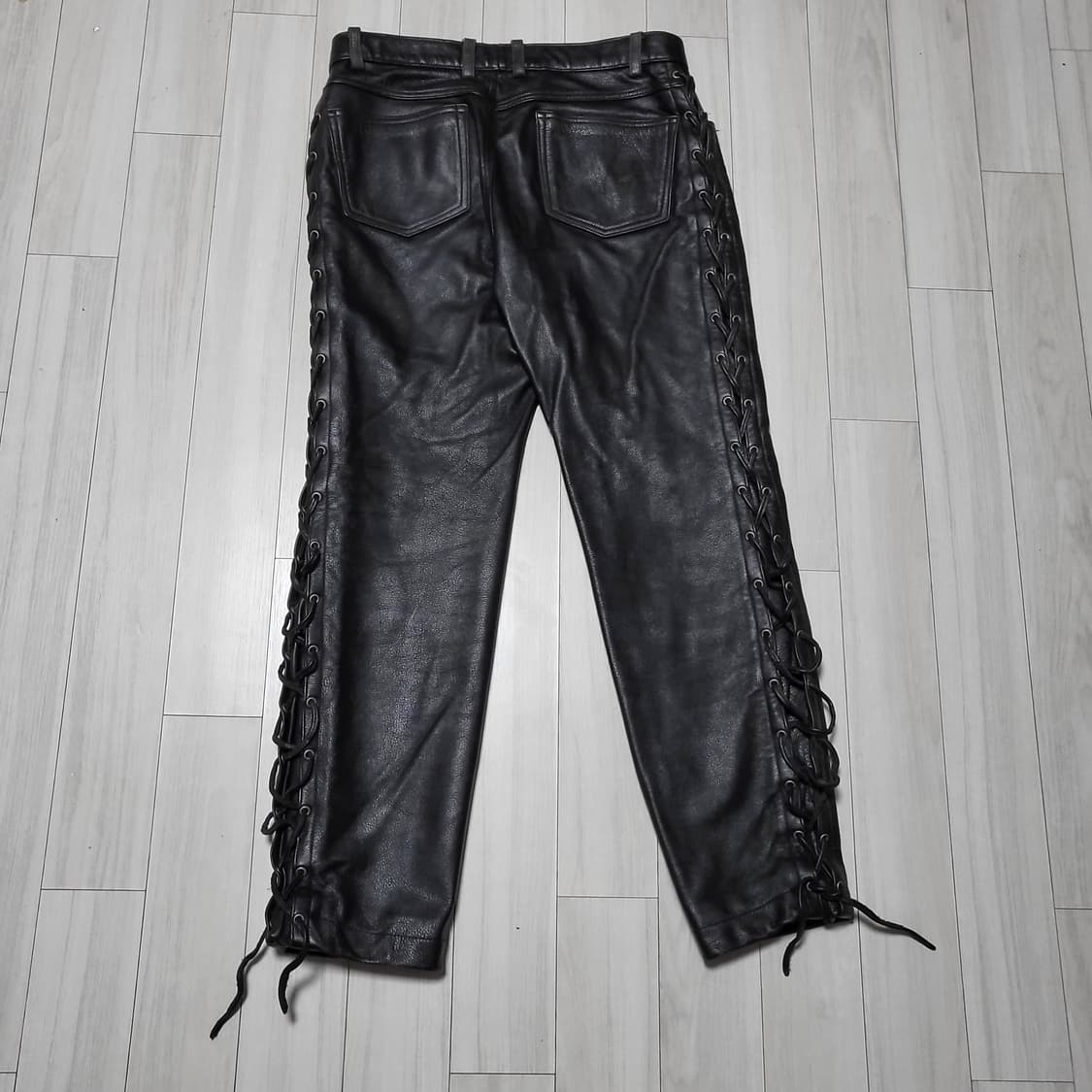 (32) 할리데이비슨 가죽바지 레더팬츠 웨스턴바지 바이크바지 상품이미지2