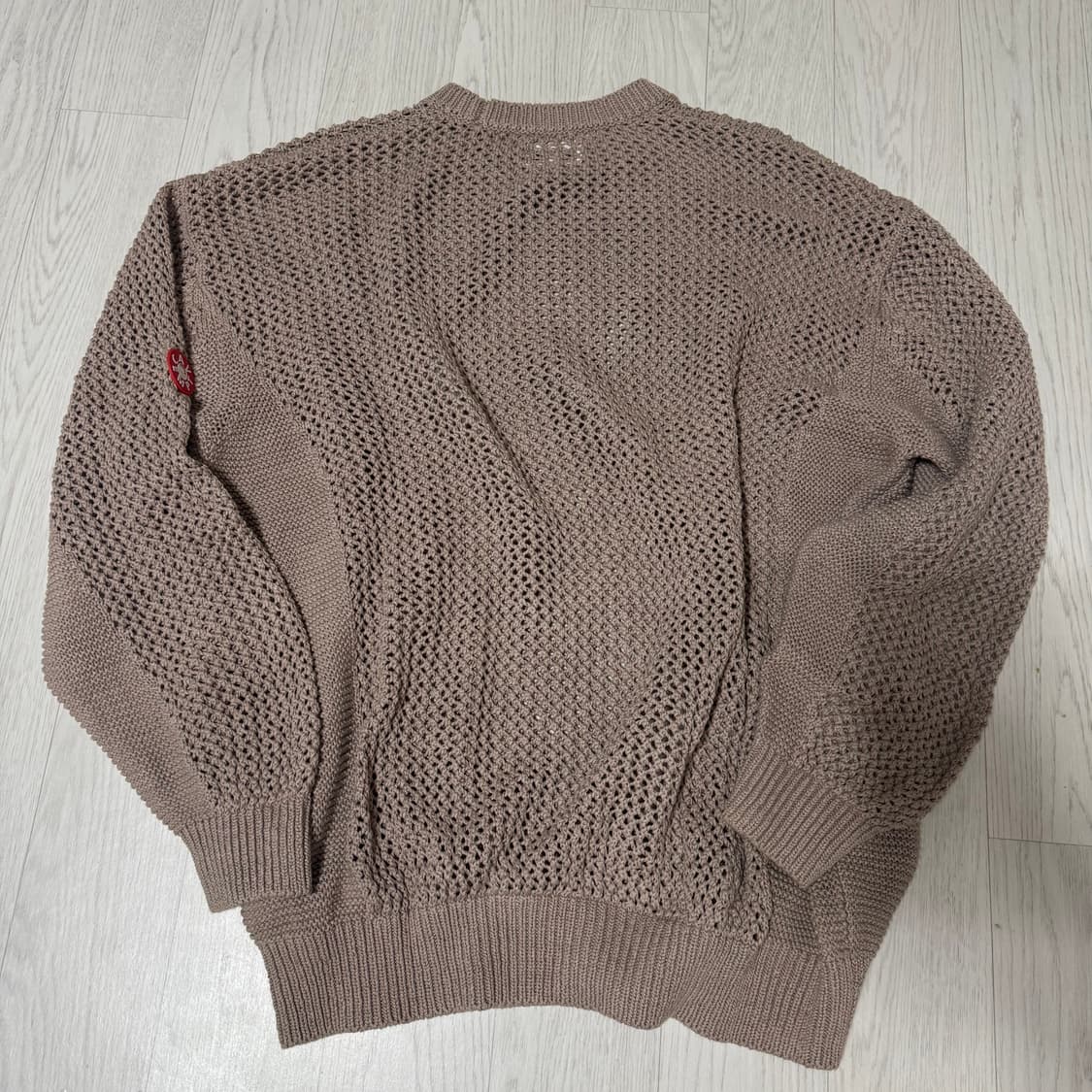 [카브엠트] 사이드 립 루즈 메시 니트 (XL) 상품이미지4