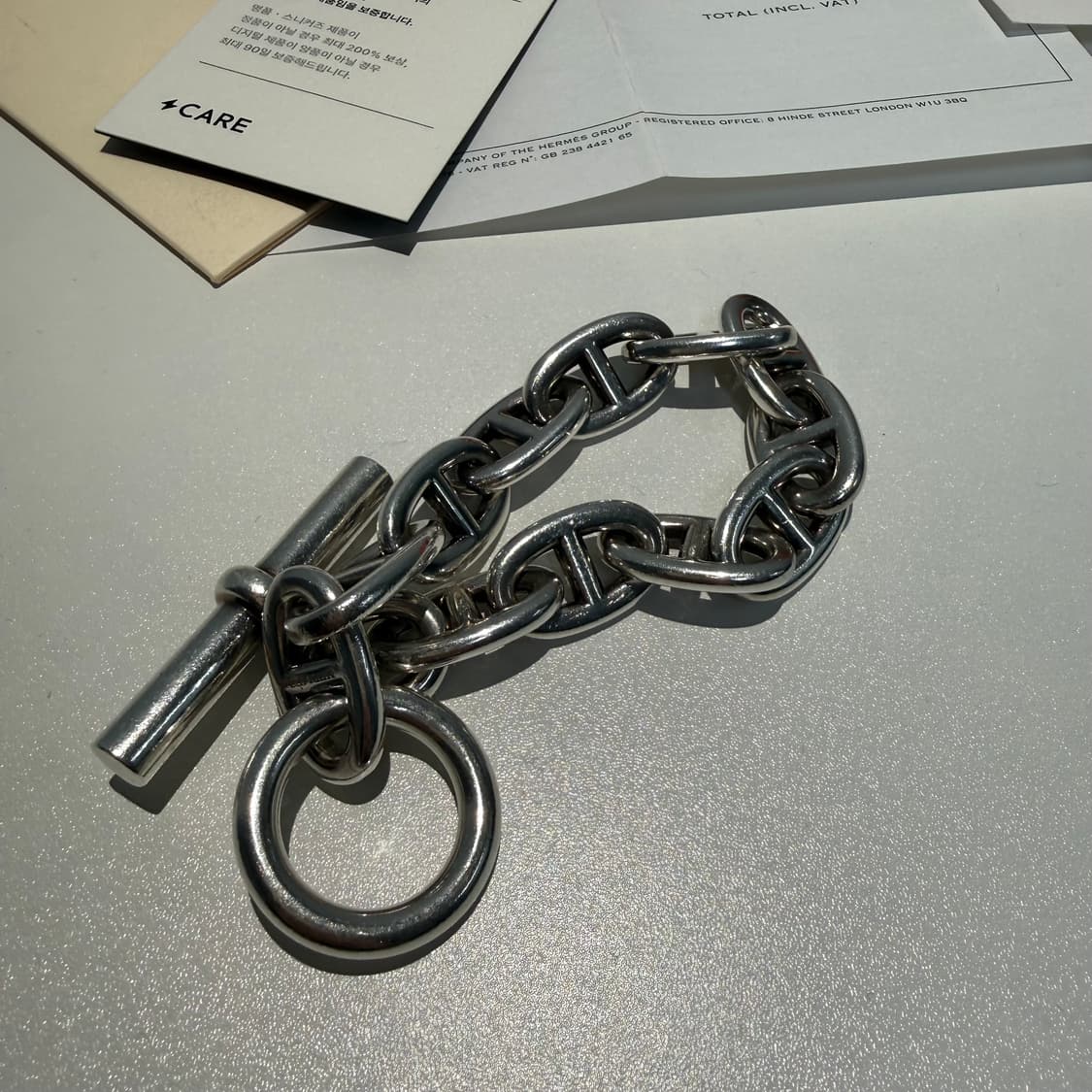 에르메스 hermes 샹달 팔찌 TGM 12링크 상품이미지4