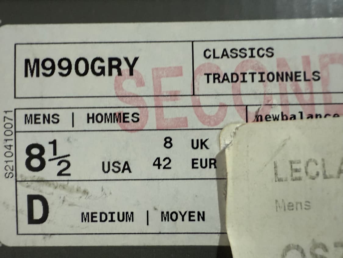 뉴발란스 m990gry 265(8.5) 상품이미지7