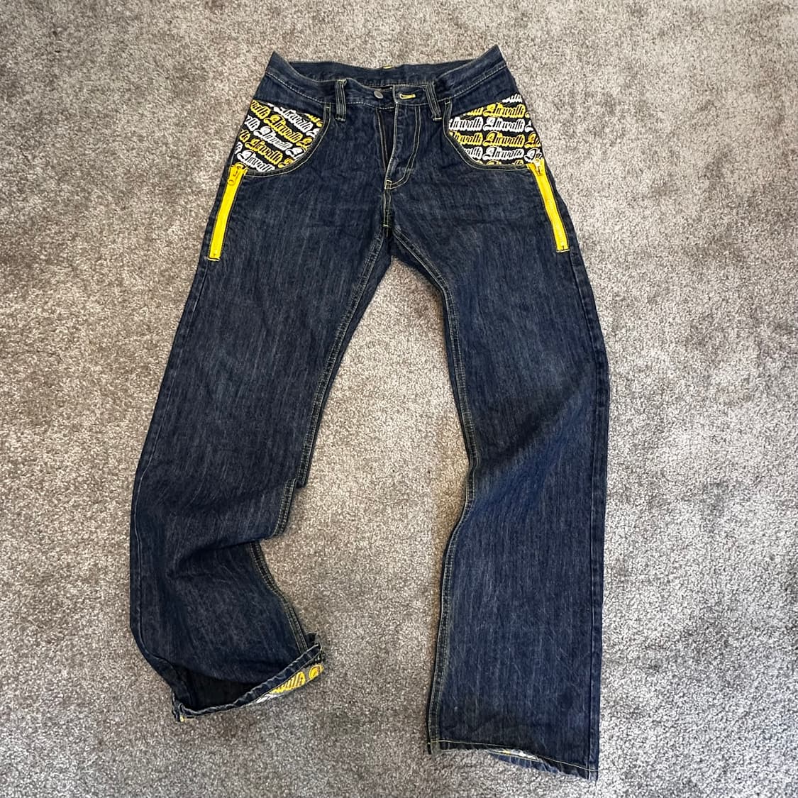 에어워크 딥블루 스트레이트 데님팬츠30 상품이미지2